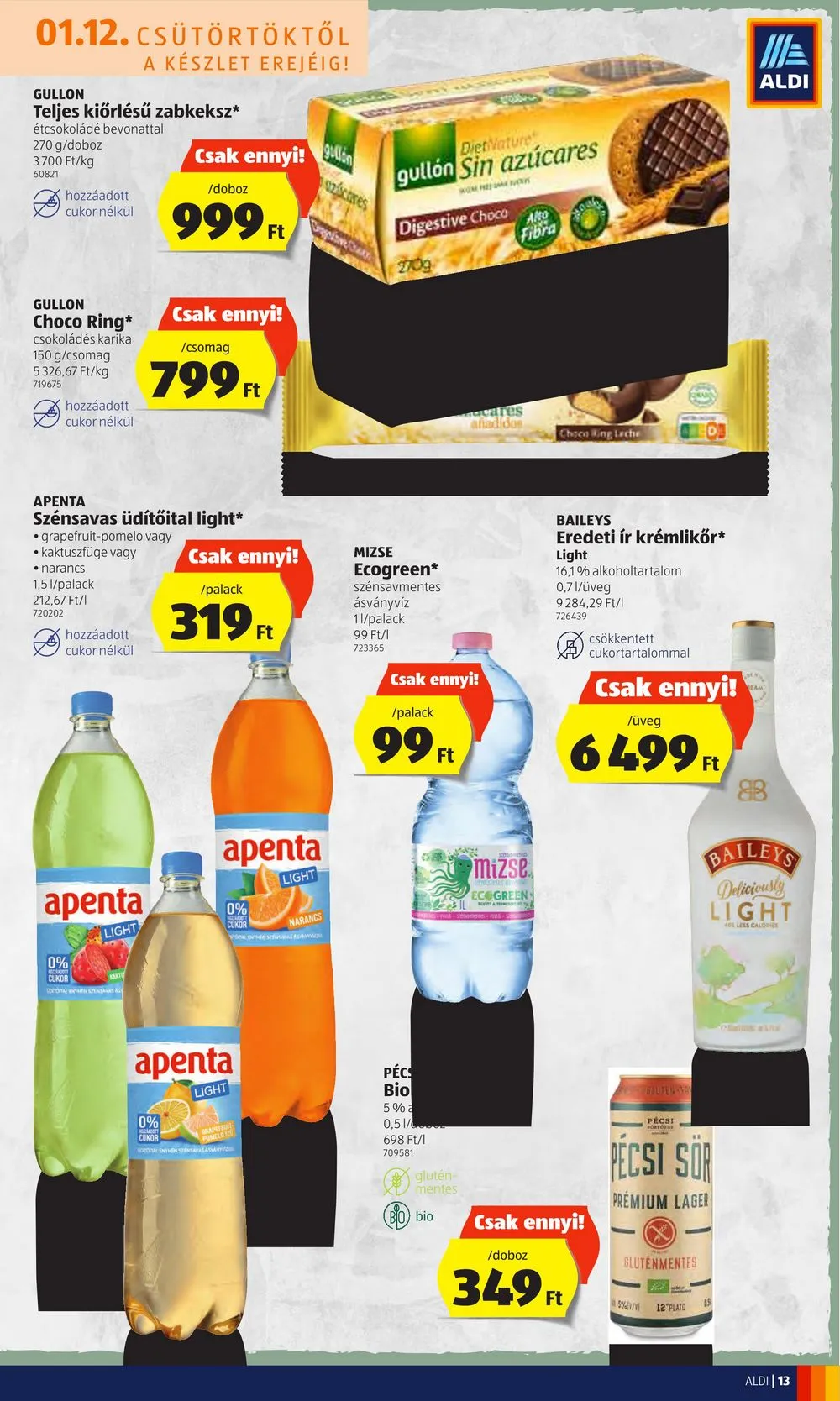 Aldi akciós újság 01.12–01.18 – 13. oldal