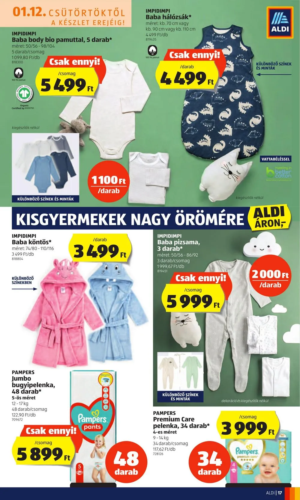 Aldi akciós újság 01.12–01.18 – 17. oldal