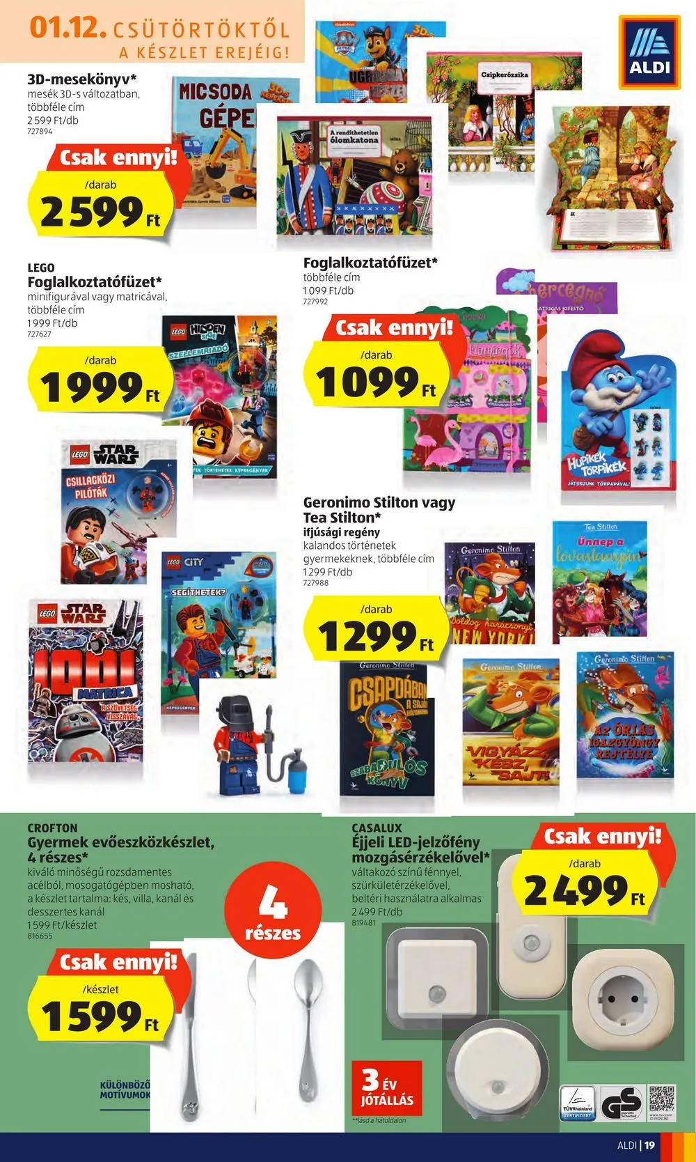 Aldi akciós újság 01.12–01.18 – 19. oldal