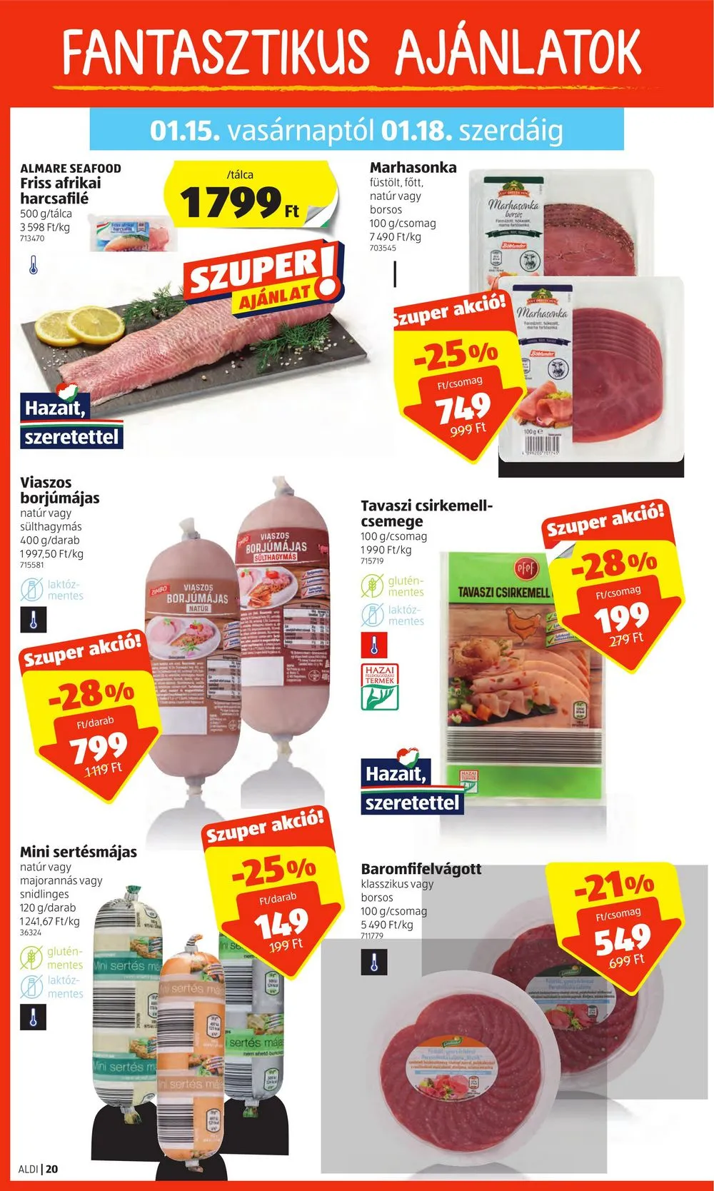 Aldi akciós újság 01.12–01.18 – 20. oldal