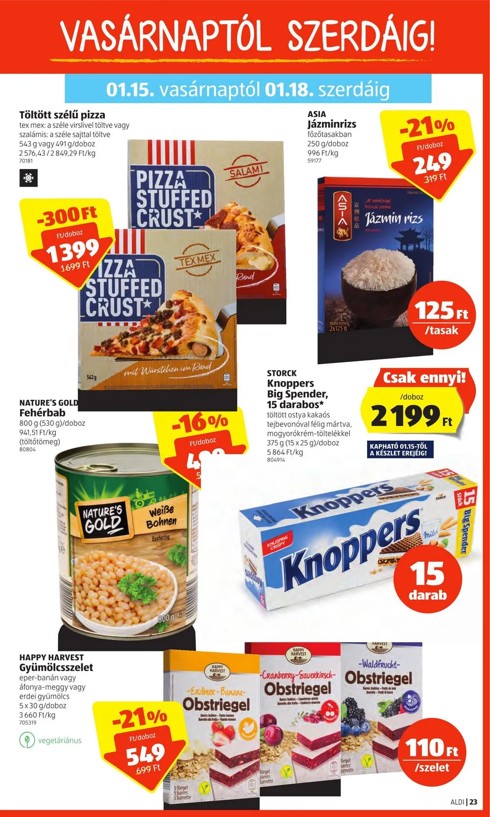Aldi akciós újság 01.12–01.18 – 23. oldal