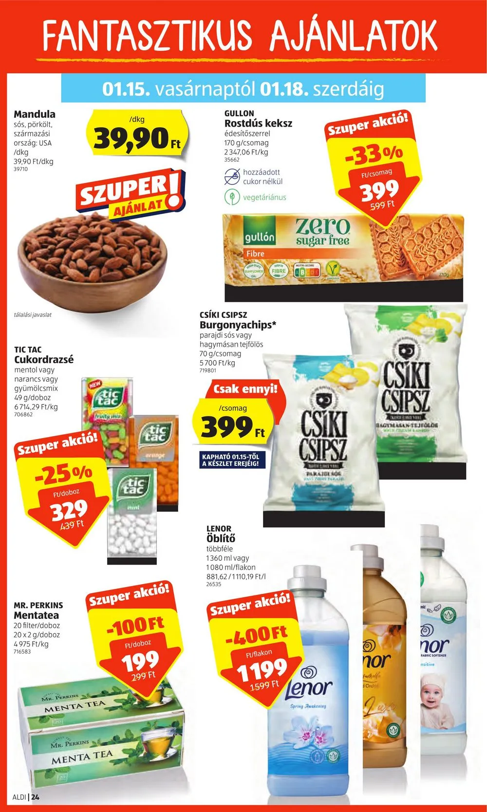 Aldi akciós újság 01.12–01.18 – 24. oldal
