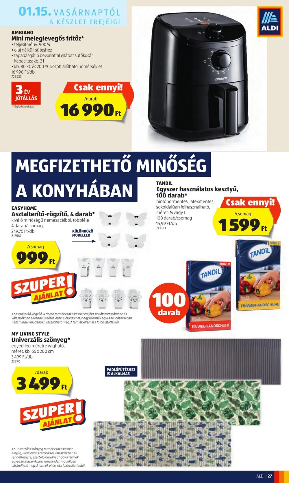 Aldi akciós újság 01.12–01.18 – 27. oldal