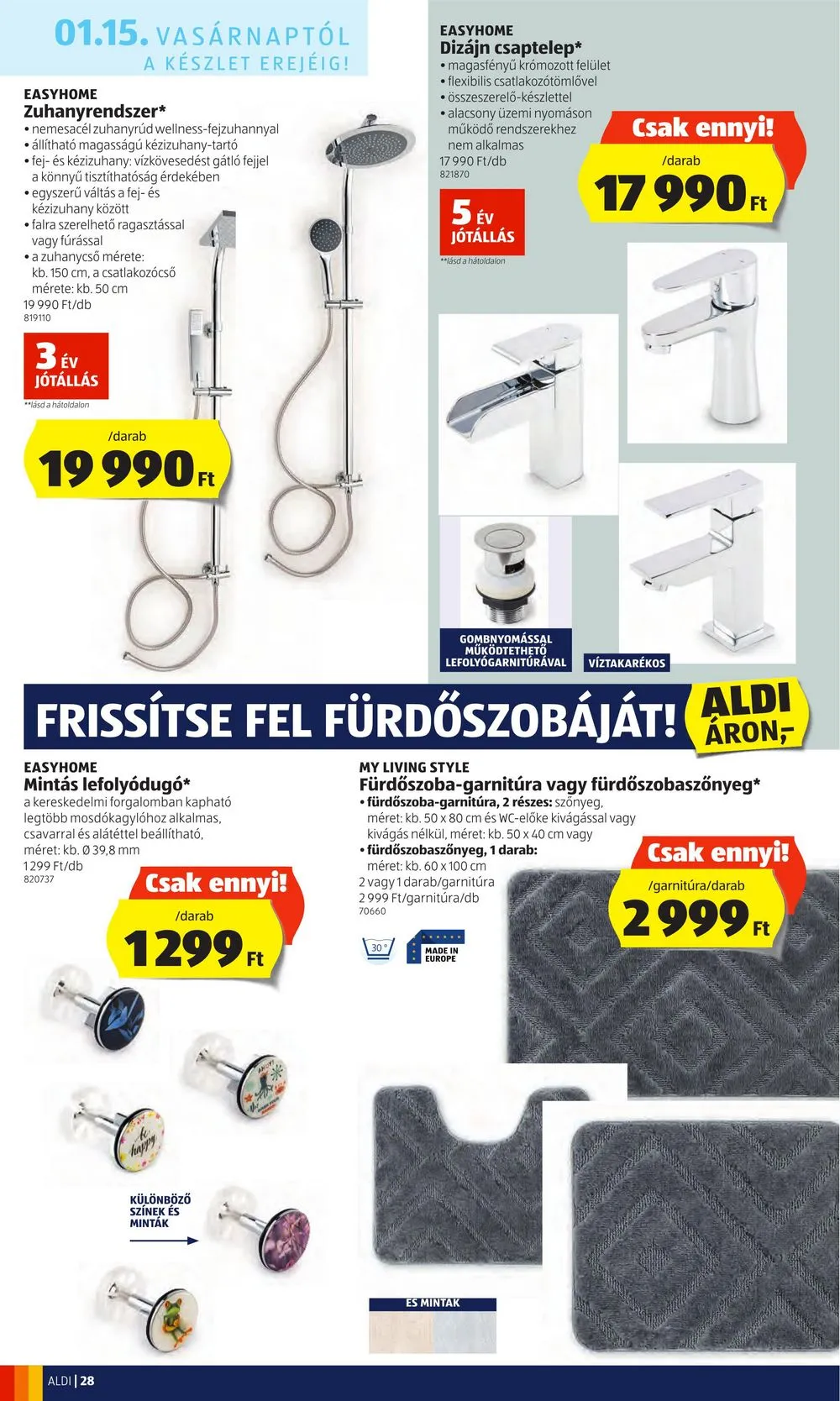 Aldi akciós újság 01.12–01.18 – 28. oldal