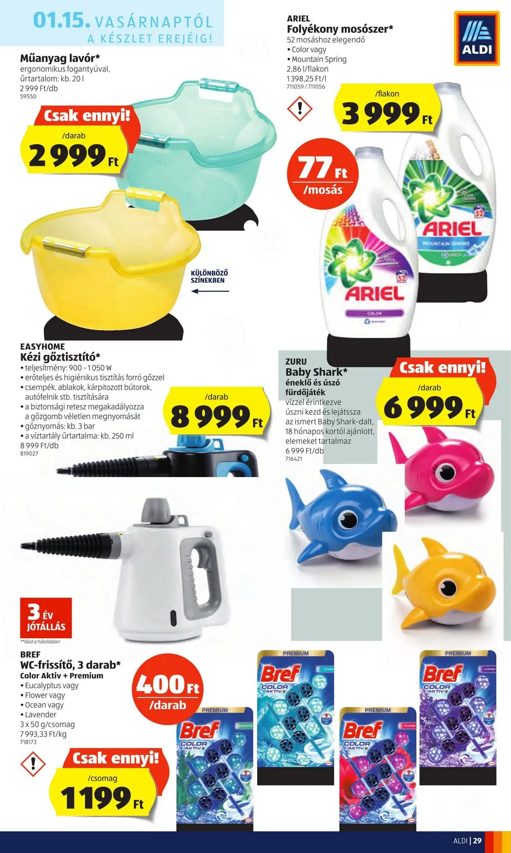 Aldi akciós újság 01.12–01.18 – 29. oldal