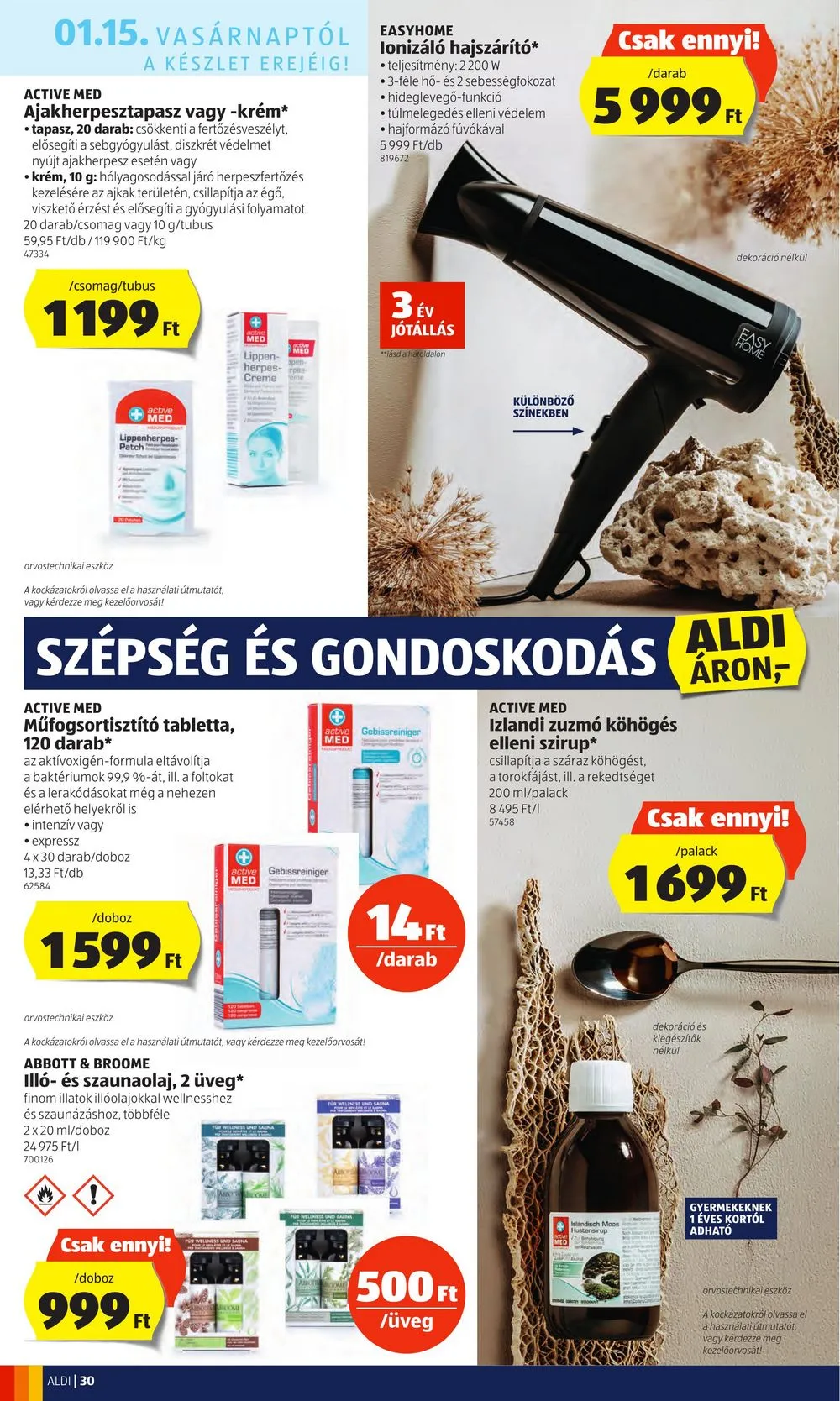 Aldi akciós újság 01.12–01.18 – 30. oldal