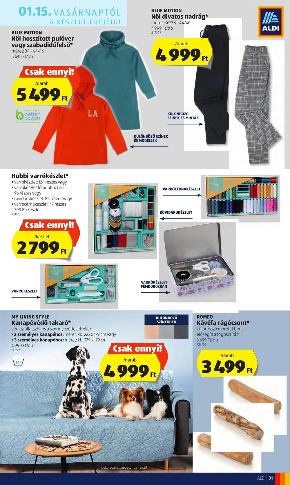 Aldi akciós újság 01.12–01.18 – 31. oldal