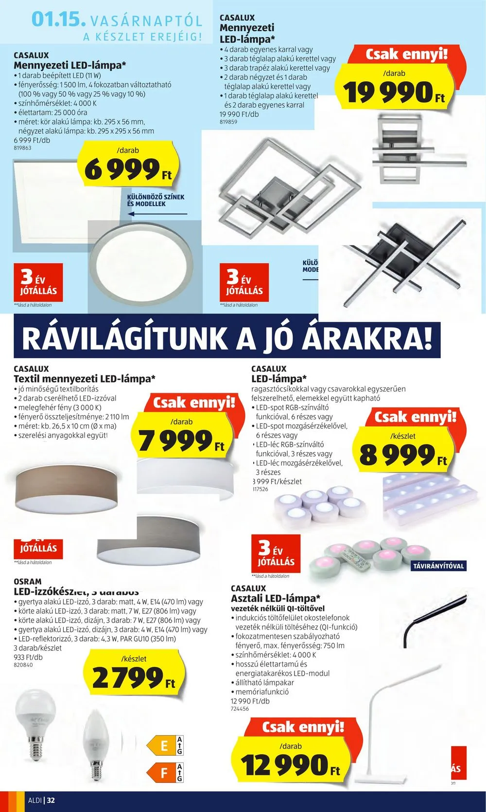 Aldi akciós újság 01.12–01.18 – 32. oldal