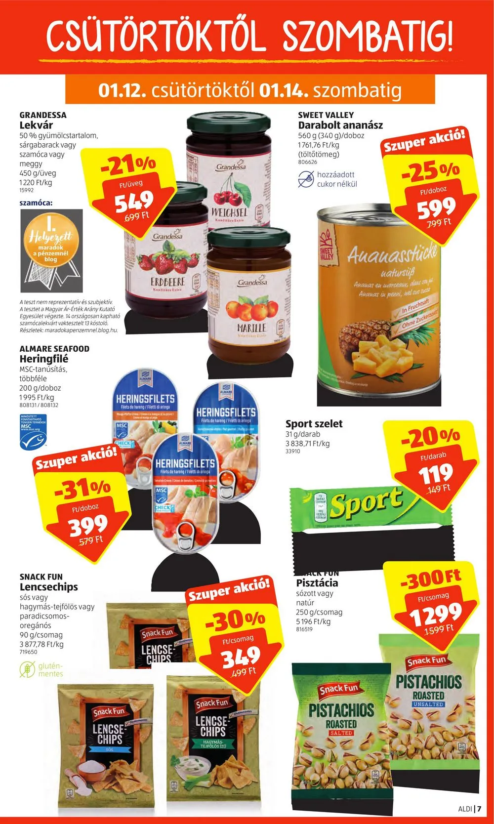 Aldi akciós újság 01.12–01.18 – 7. oldal