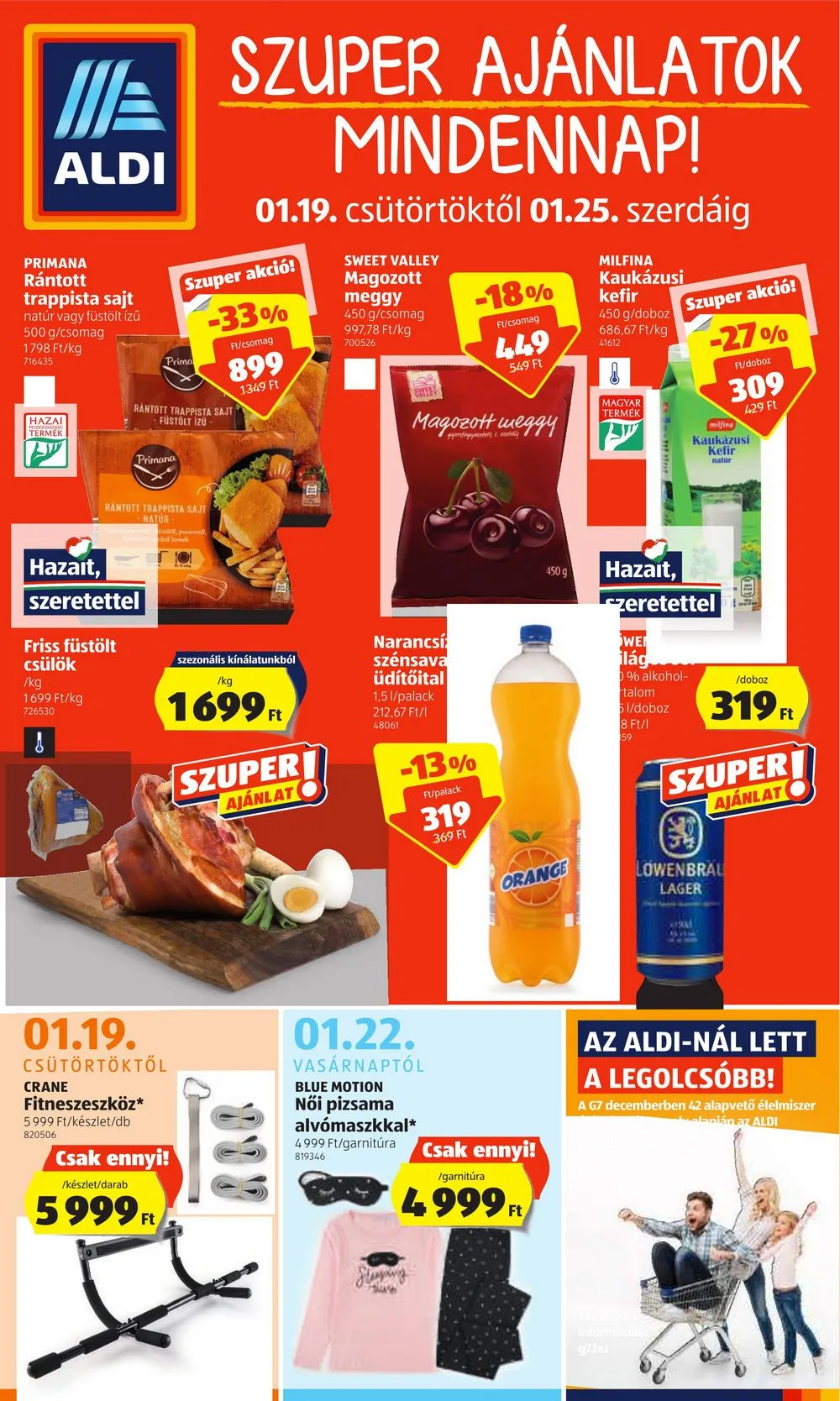 Aldi akciós újság 01.19–01.25