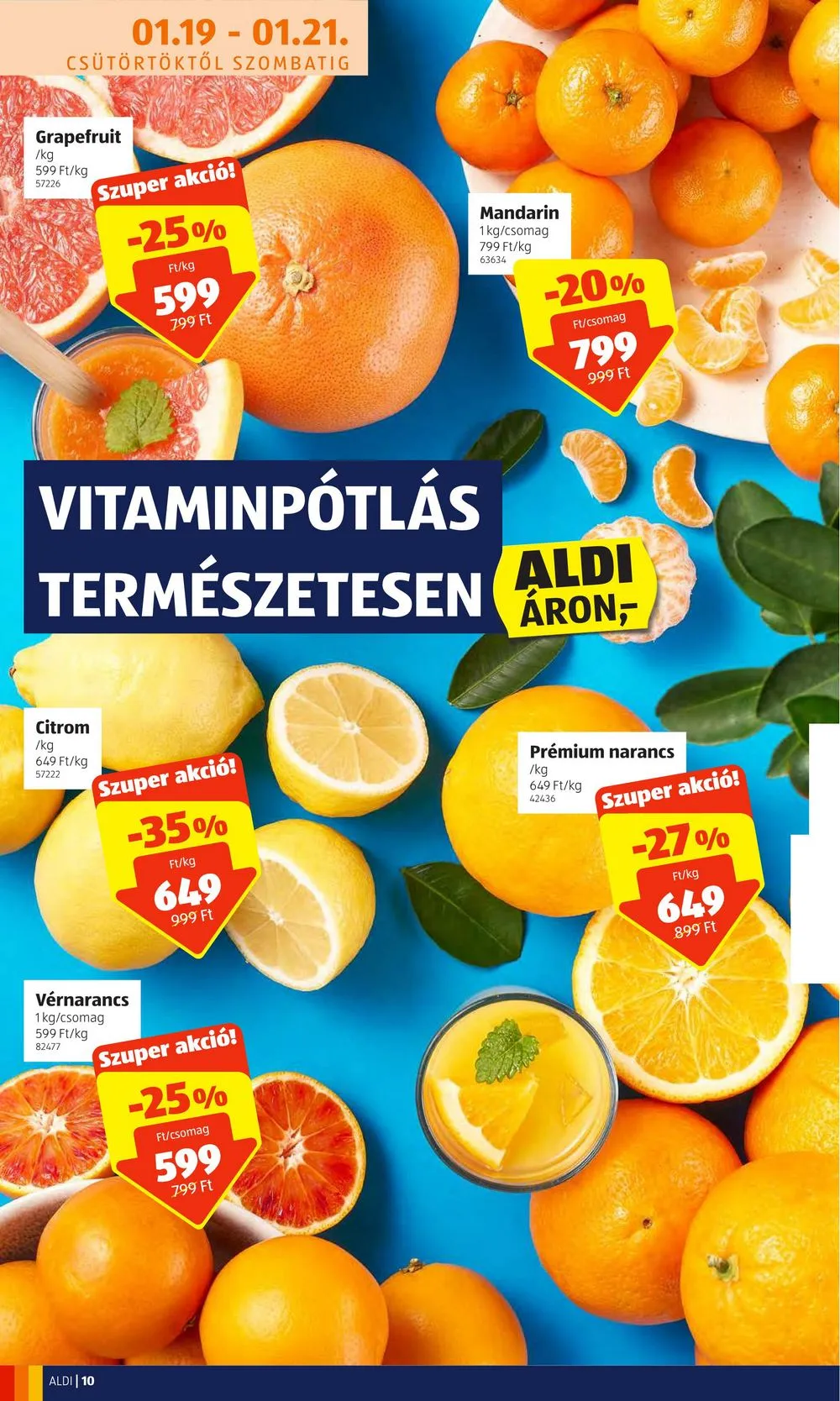 Aldi akciós újság 01.19–01.25 – 10. oldal