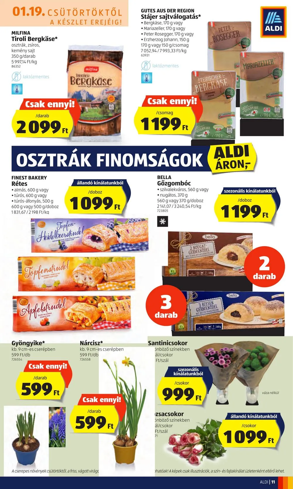 Aldi akciós újság 01.19–01.25 – 11. oldal