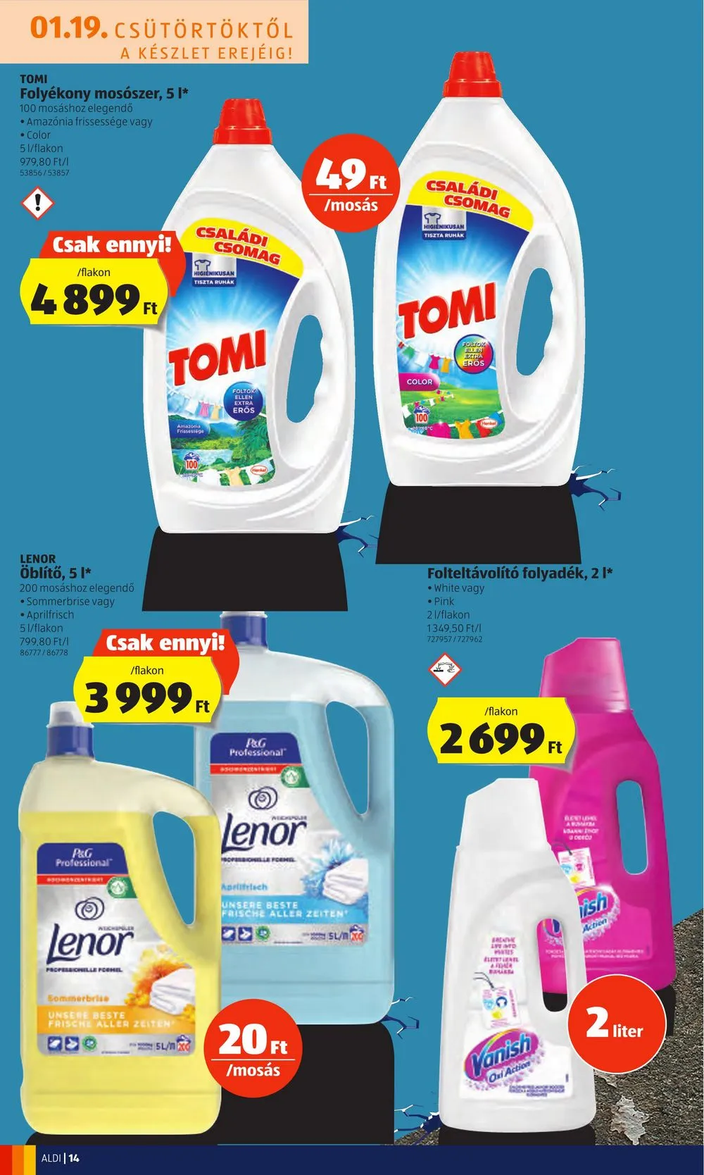 Aldi akciós újság 01.19–01.25 – 14. oldal