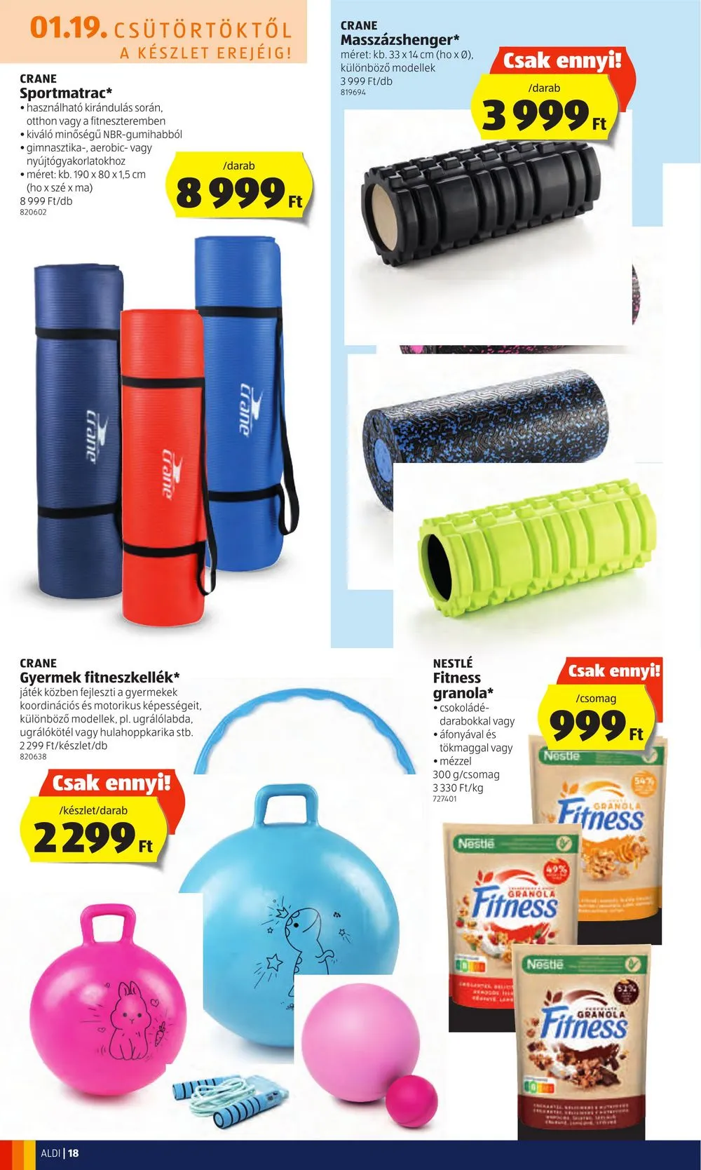 Aldi akciós újság 01.19–01.25 – 18. oldal
