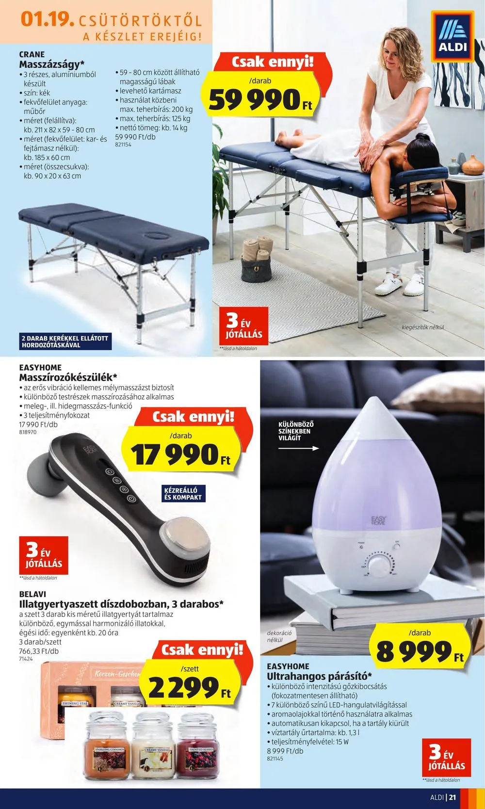 Aldi akciós újság 01.19–01.25 – 21. oldal
