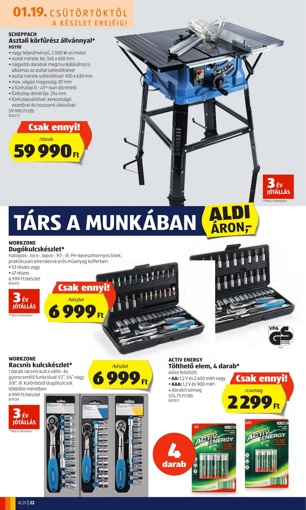 Aldi akciós újság 01.19–01.25 – 24. oldal
