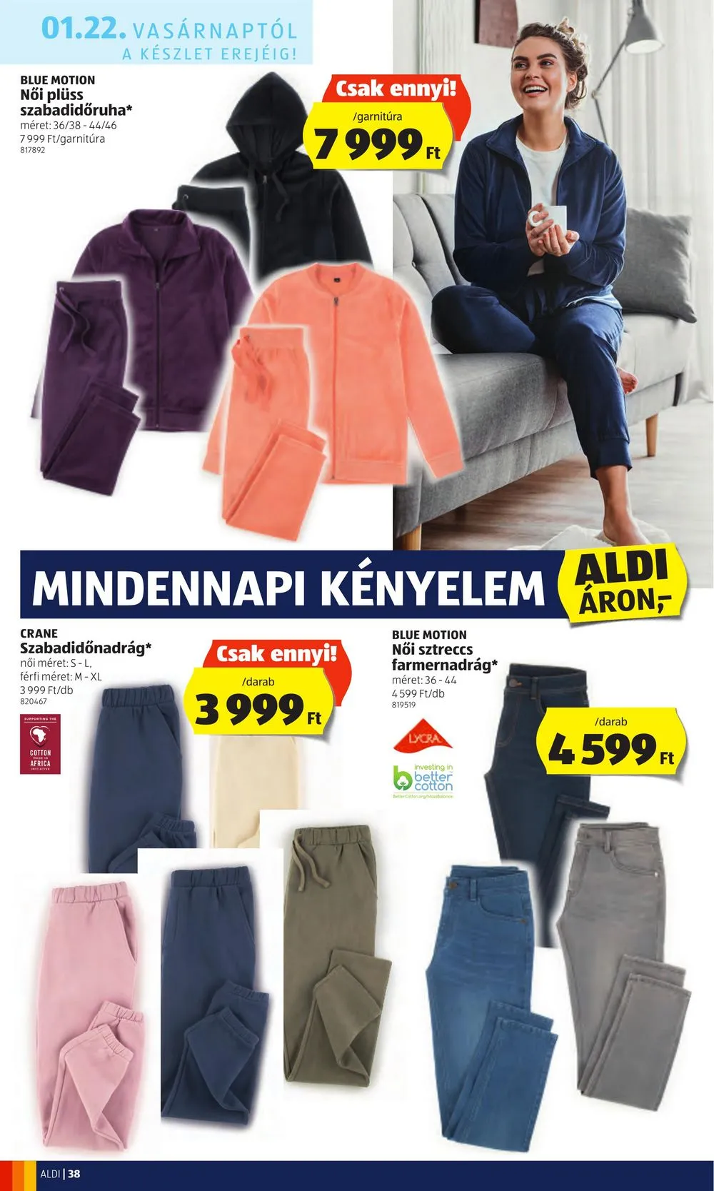 Aldi akciós újság 01.19–01.25 – 42. oldal