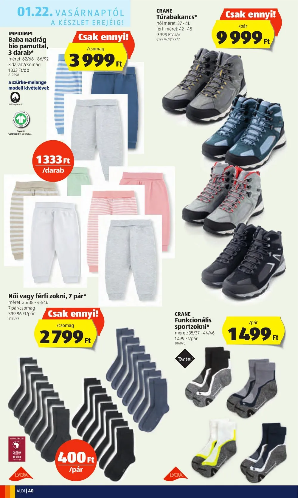 Aldi akciós újság 01.19–01.25 – 44. oldal