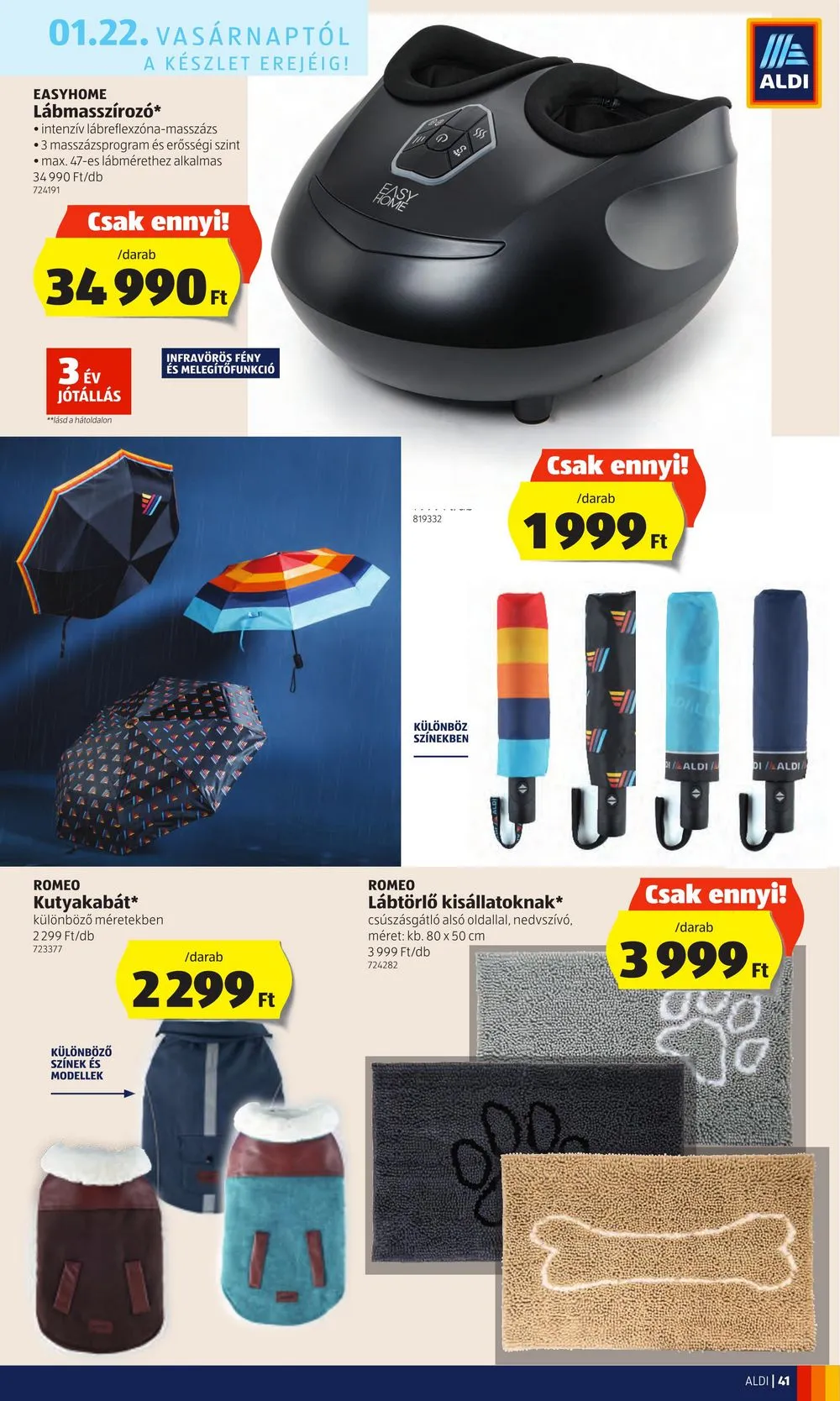 Aldi akciós újság 01.19–01.25 – 45. oldal
