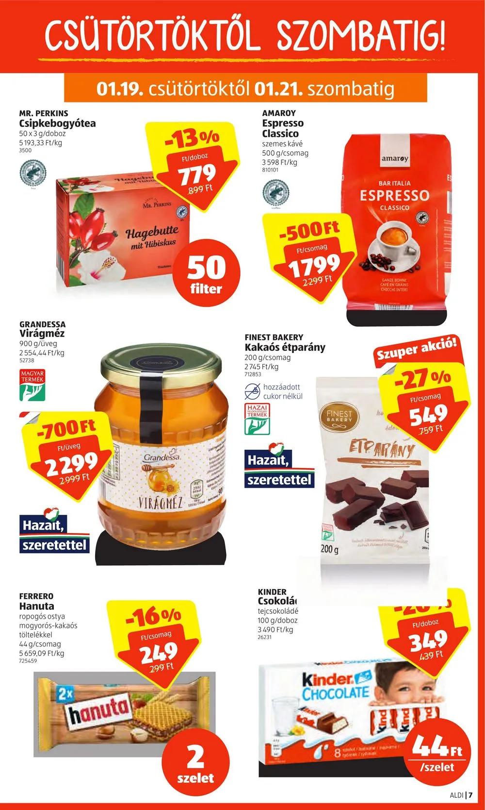 Aldi akciós újság 01.19–01.25 – 7. oldal