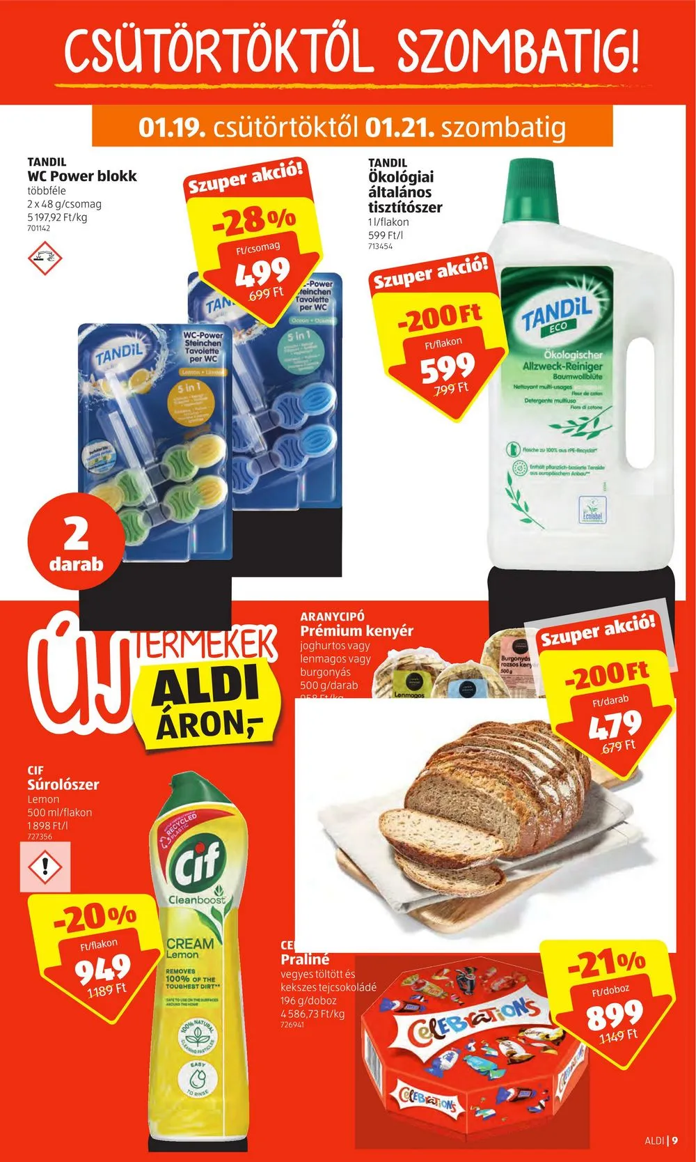 Aldi akciós újság 01.19–01.25 – 9. oldal