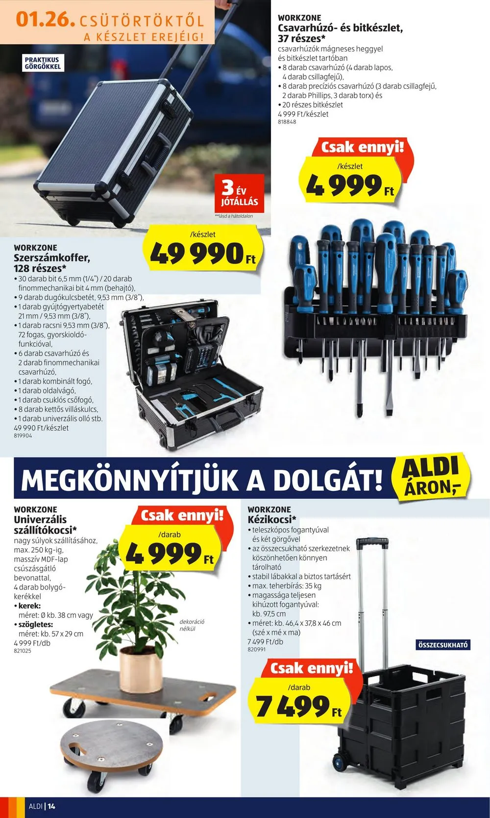Aldi akciós újság 01.26–02.01 – 16. oldal