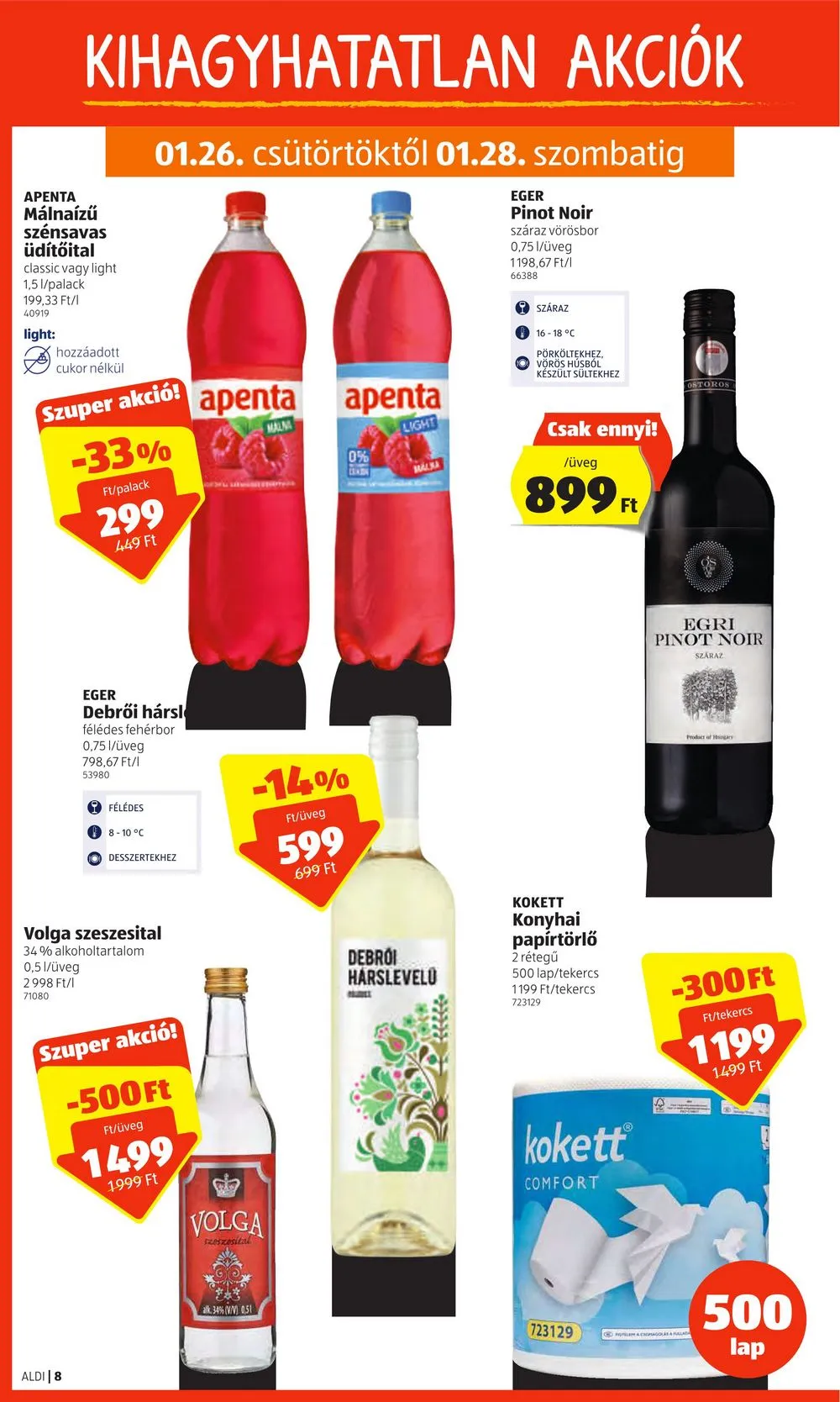 Aldi akciós újság 01.26–02.01 – 8. oldal