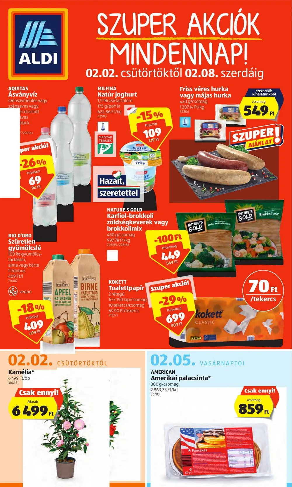 Aldi akciós újság 02.02–02.08
