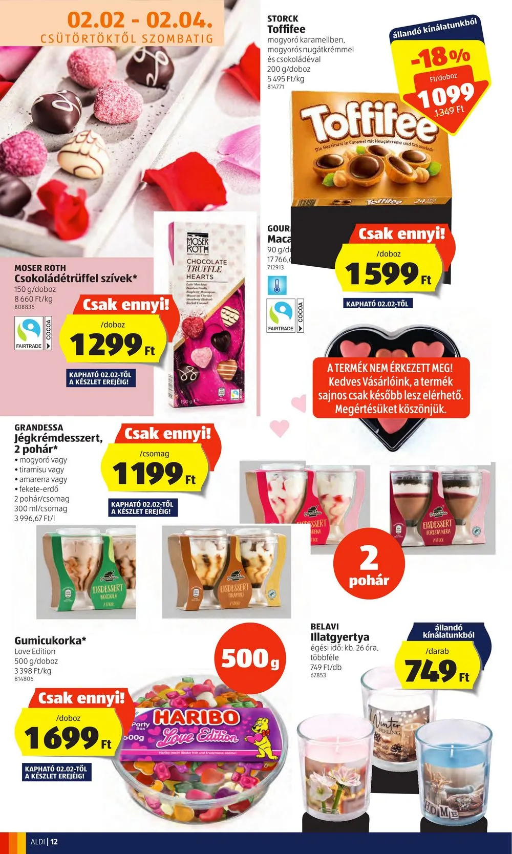 Aldi akciós újság 02.02–02.08 – 12. oldal