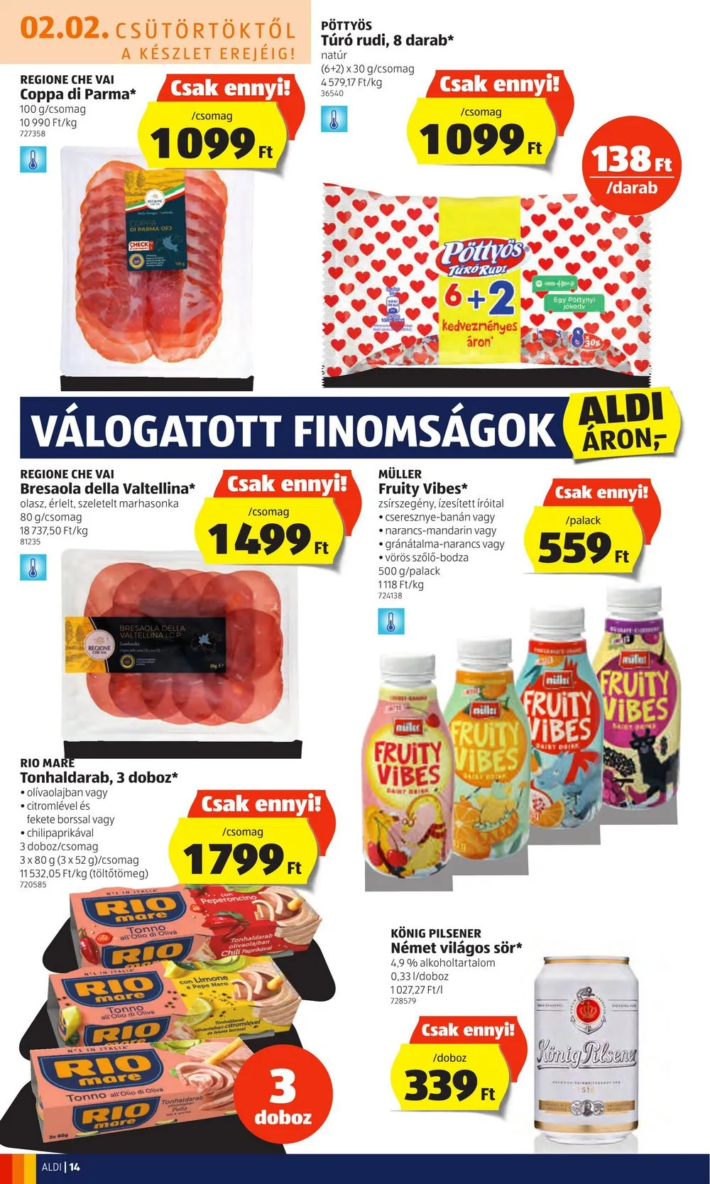 Aldi akciós újság 02.02–02.08 – 16. oldal