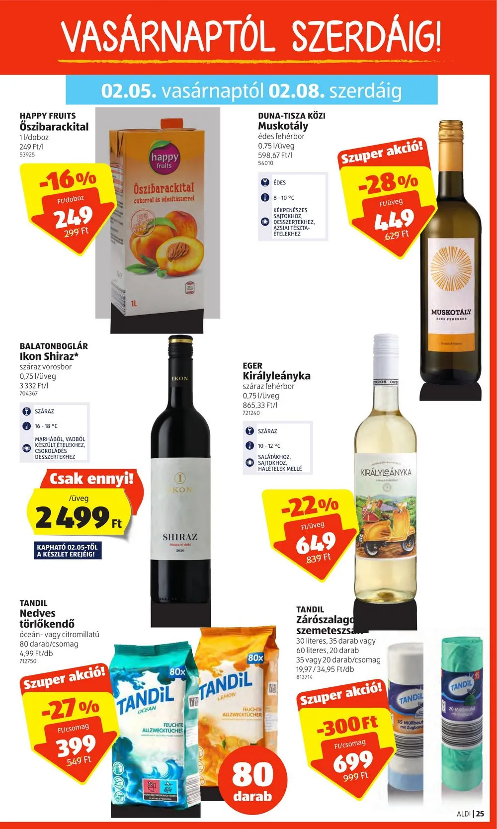 Aldi akciós újság 02.02–02.08 – 27. oldal