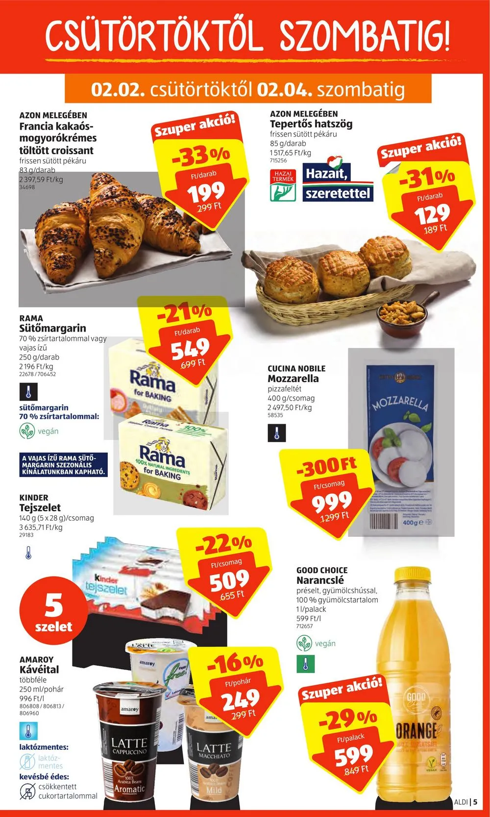 Aldi akciós újság 02.02–02.08 – 5. oldal