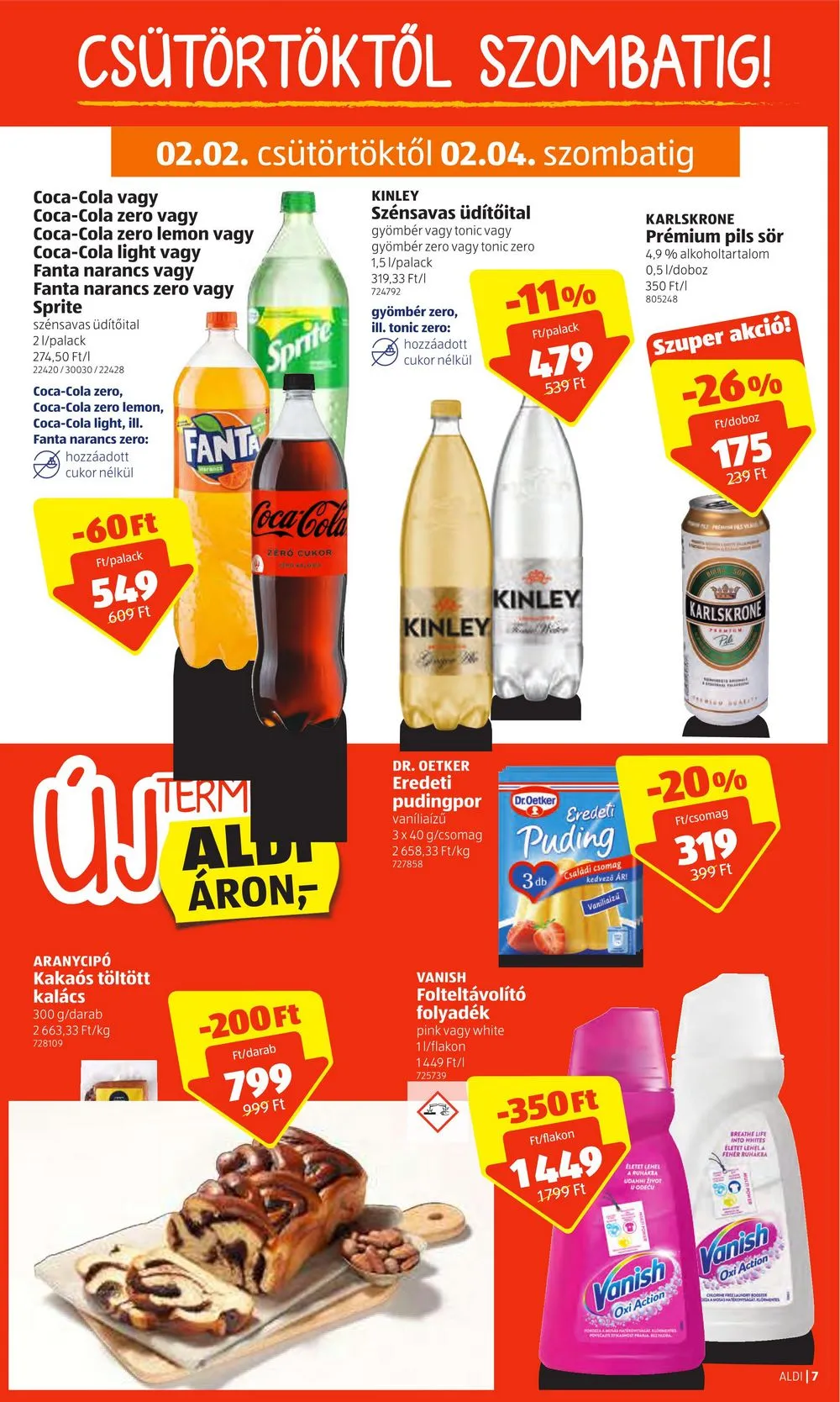 Aldi akciós újság 02.02–02.08 – 7. oldal