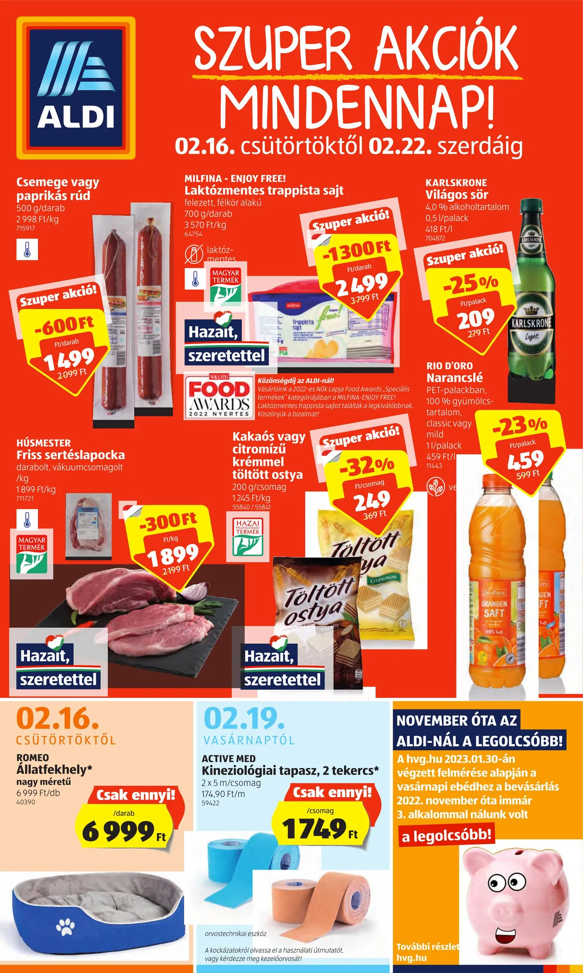 Aldi akciós újság 02.16–02.22