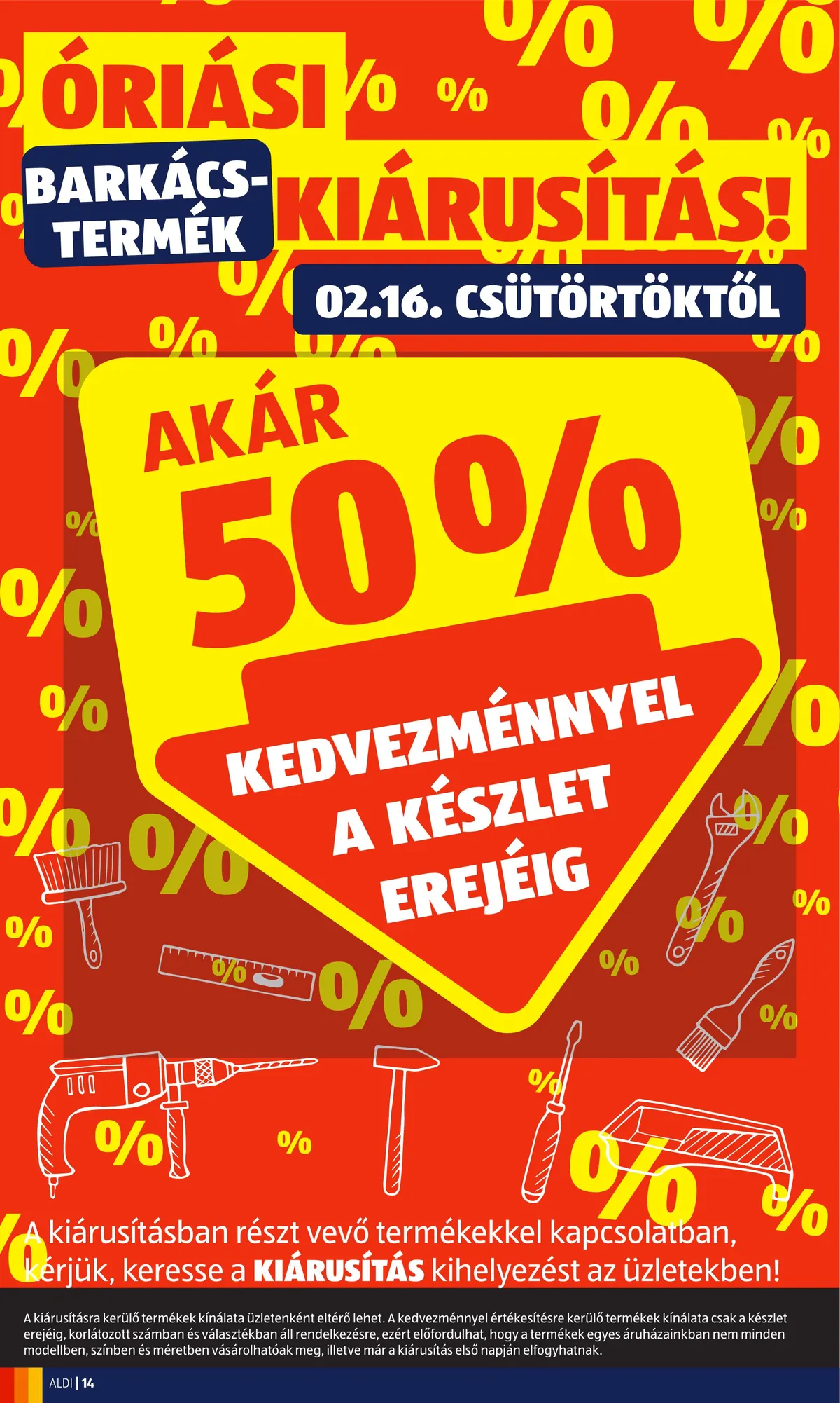Aldi akciós újság 02.16–02.22 – 16. oldal
