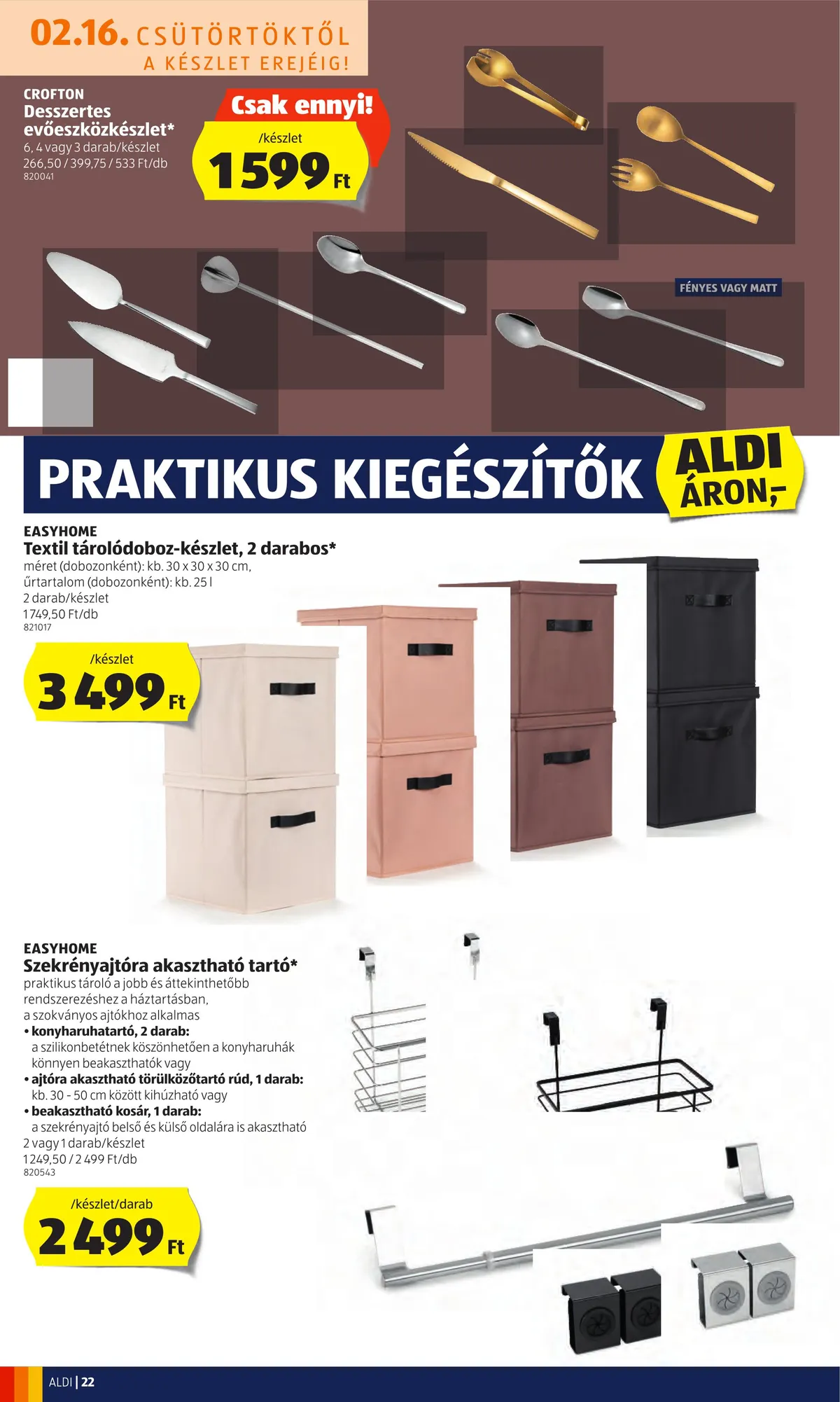 Aldi akciós újság 02.16–02.22 – 26. oldal