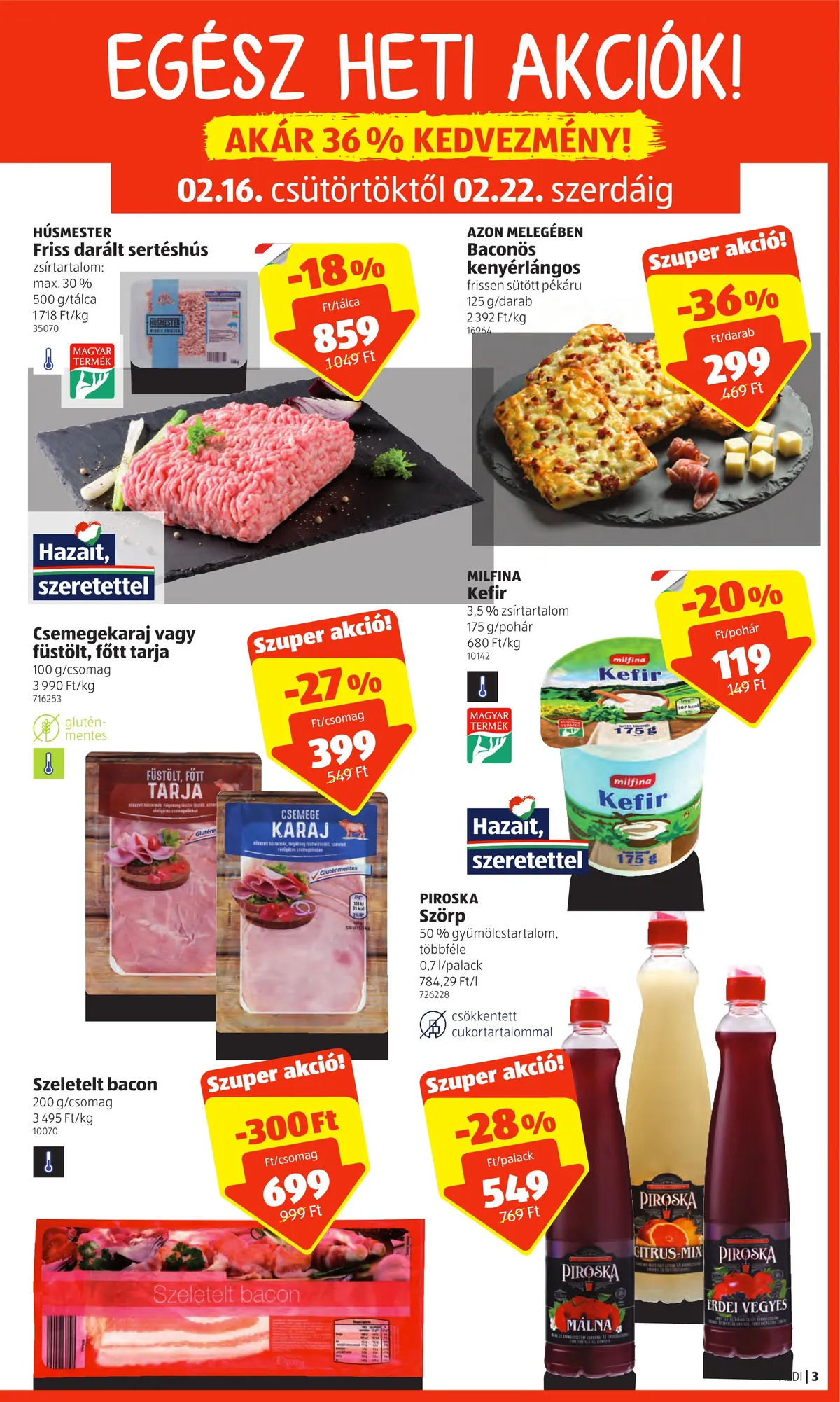 Aldi akciós újság 02.16–02.22 – 3. oldal