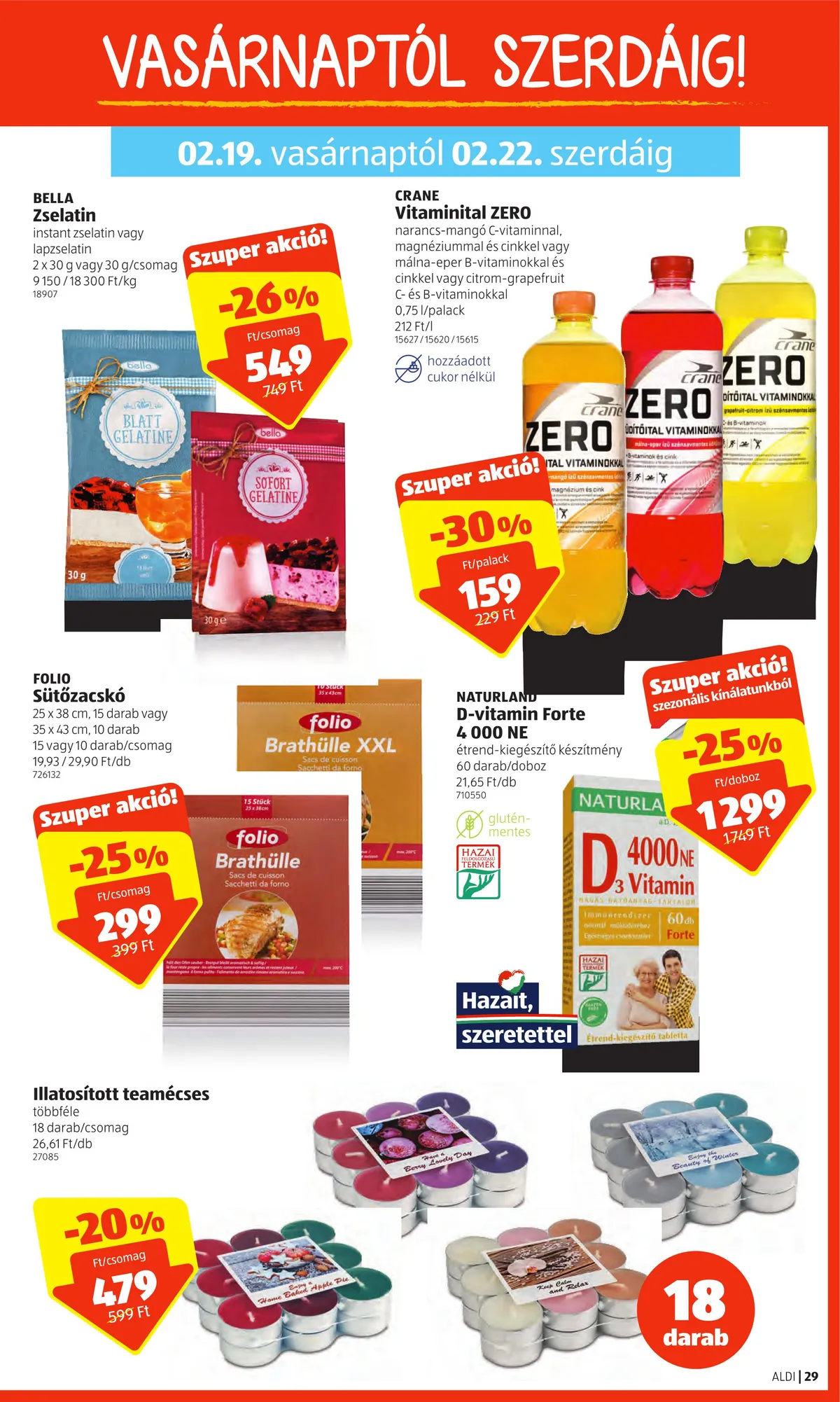 Aldi akciós újság 02.16–02.22 – 33. oldal