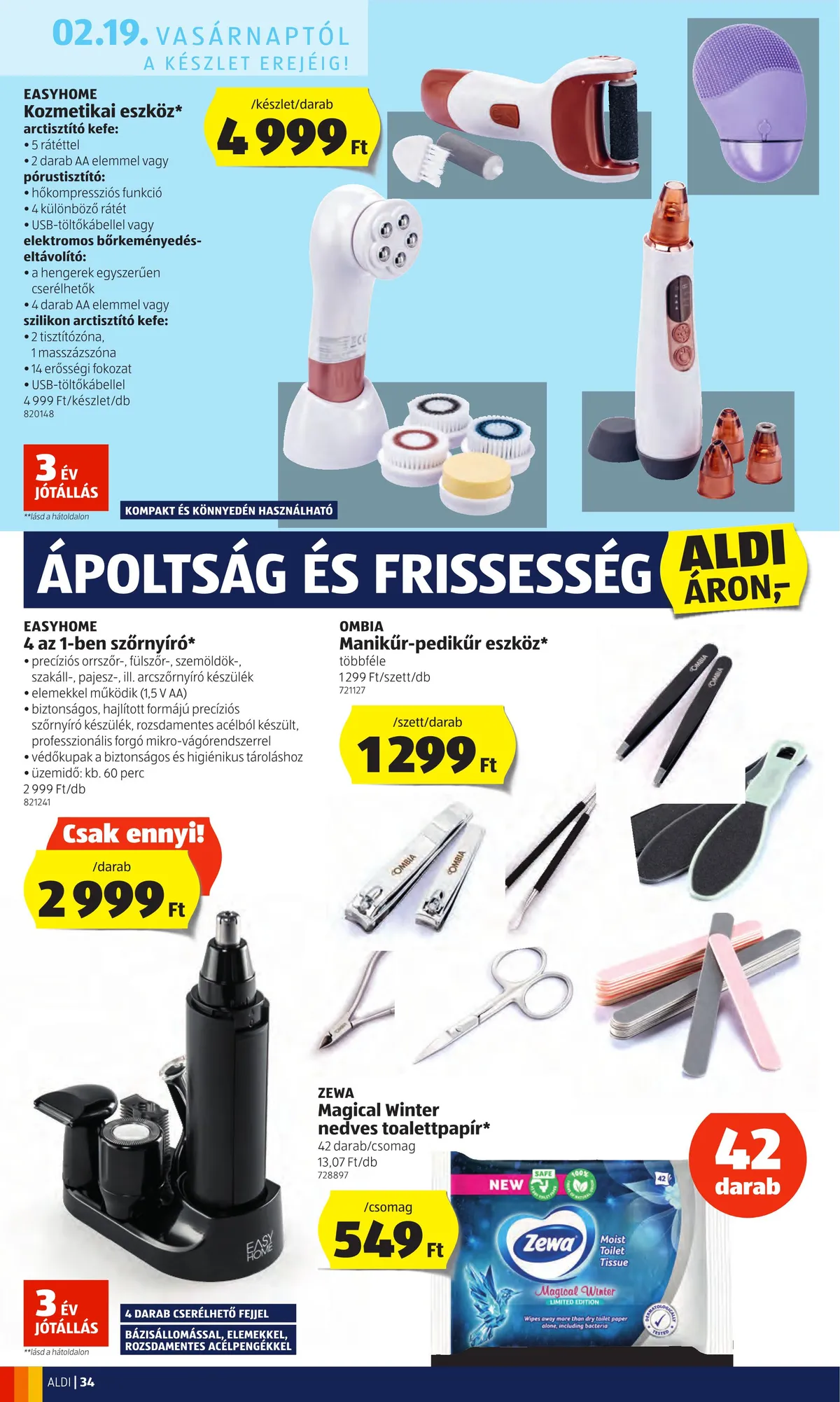 Aldi akciós újság 02.16–02.22 – 38. oldal