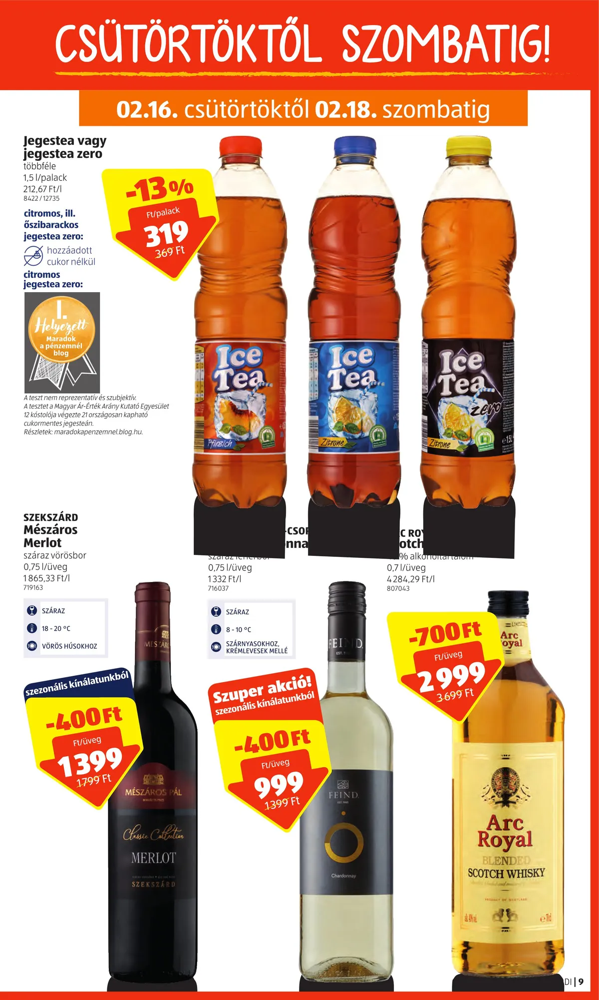 Aldi akciós újság 02.16–02.22 – 9. oldal