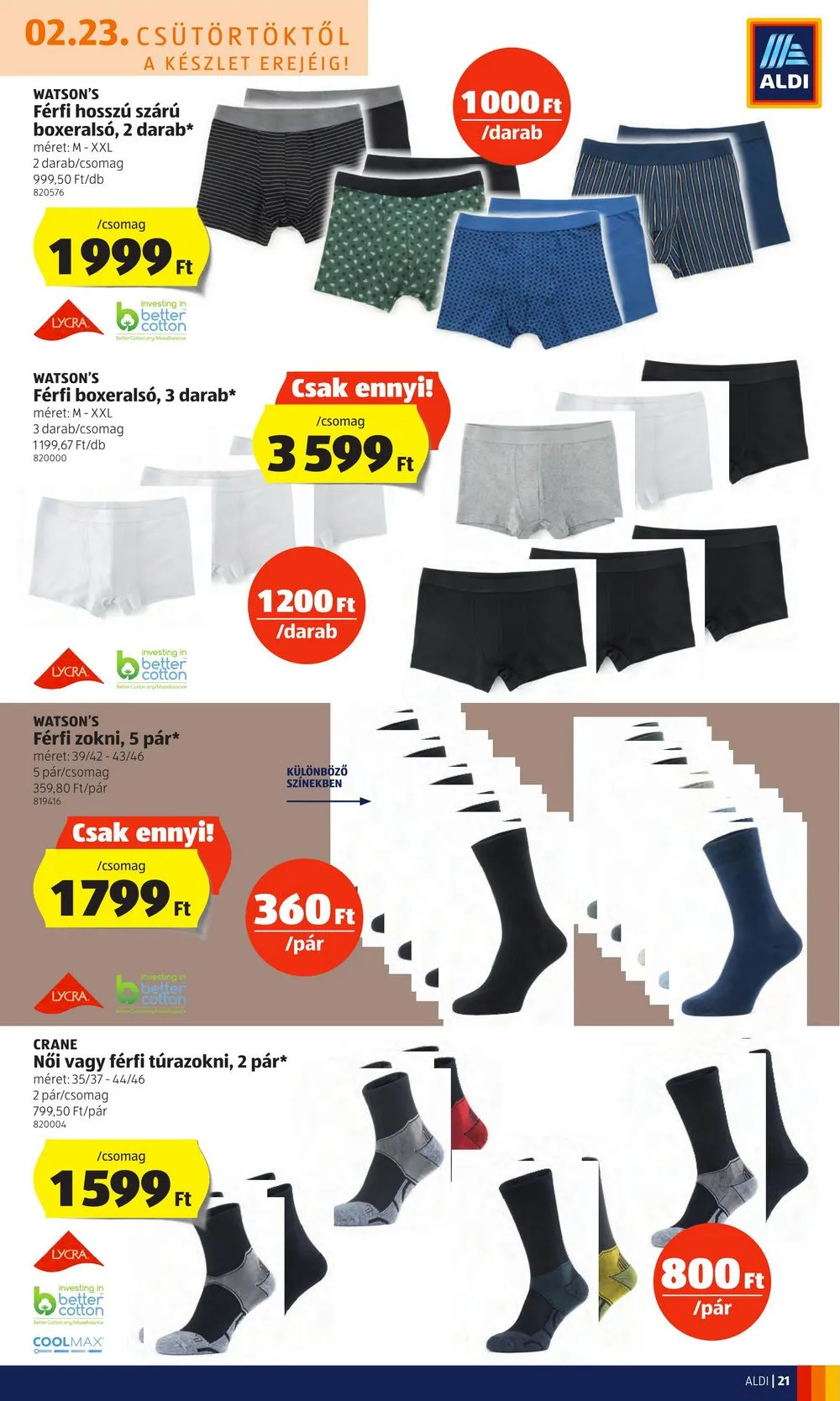 Aldi akciós újság 02.23–03.01 – 21. oldal