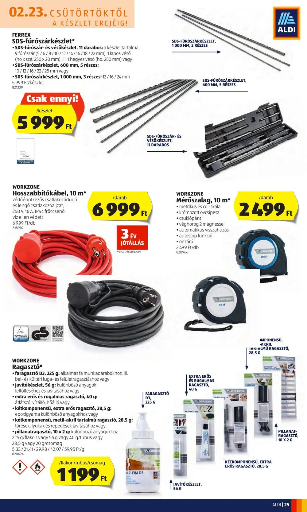 Aldi akciós újság 02.23–03.01 – 25. oldal
