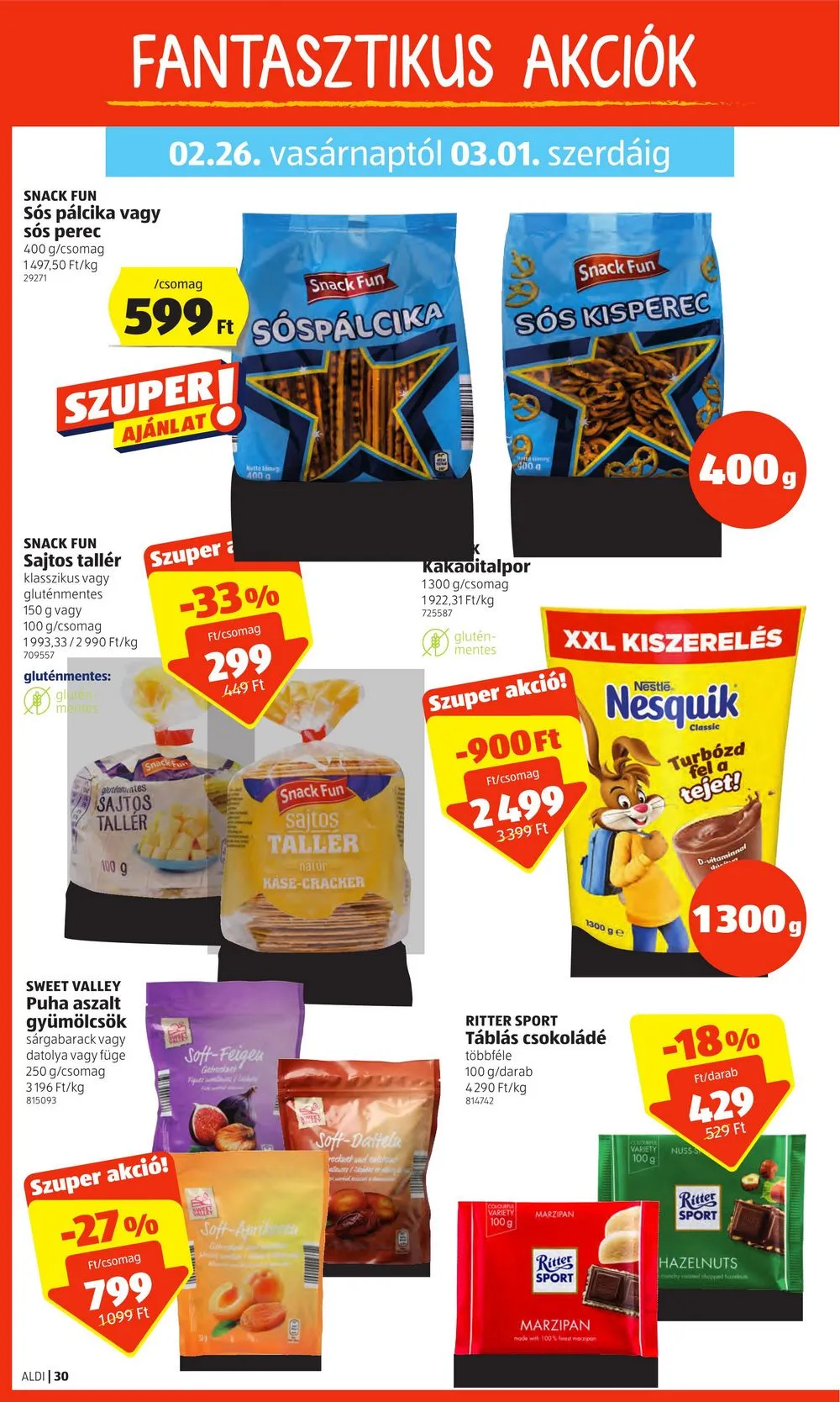 Aldi akciós újság 02.23–03.01 – 30. oldal