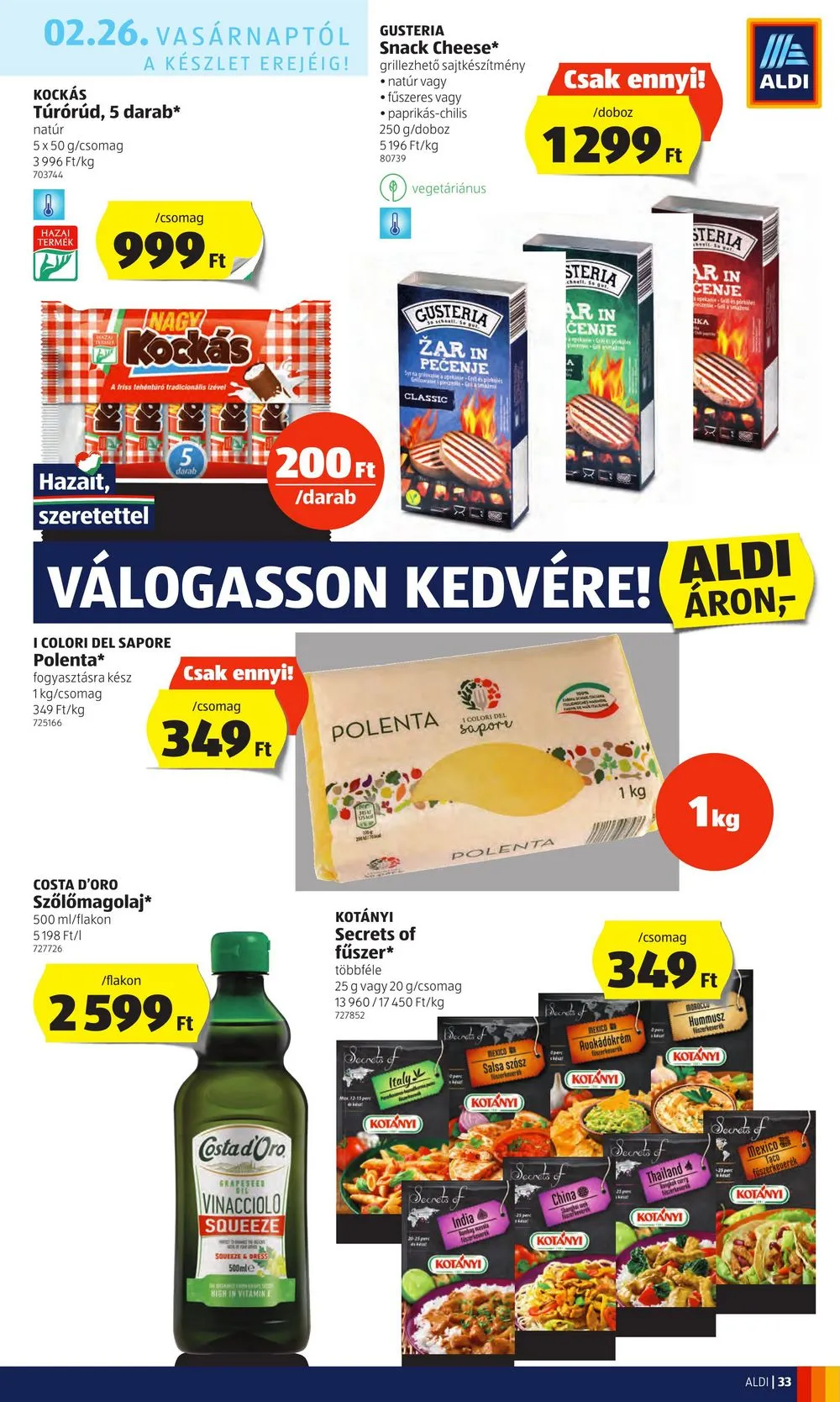 Aldi akciós újság 02.23–03.01 – 33. oldal