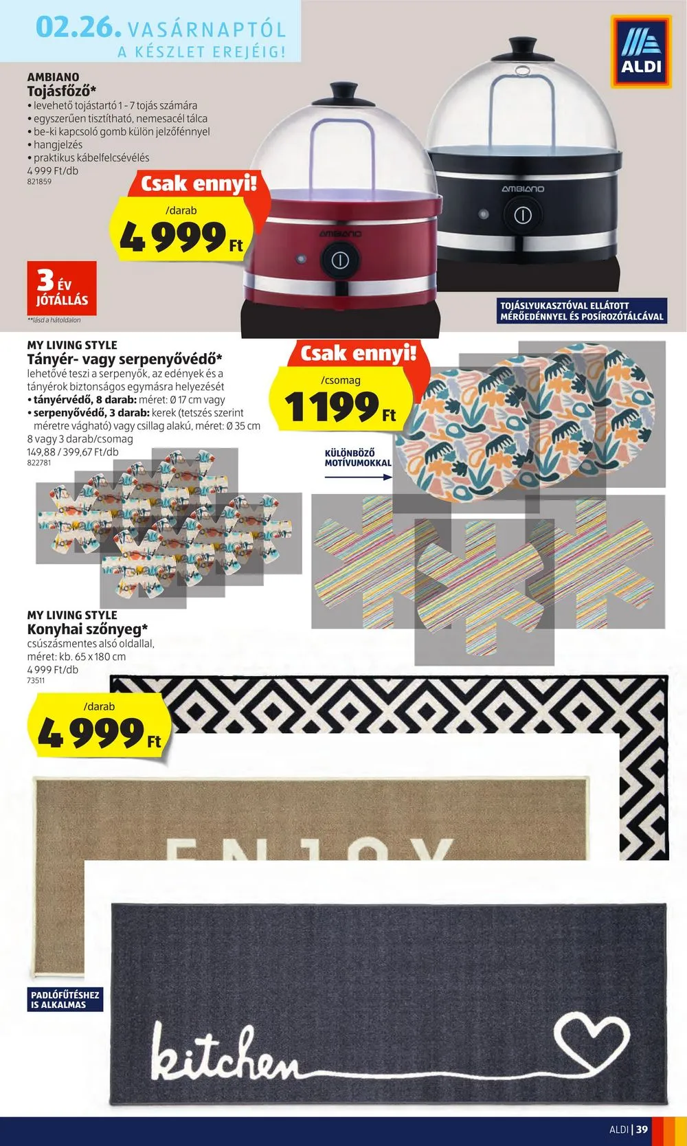 Aldi akciós újság 02.23–03.01 – 39. oldal
