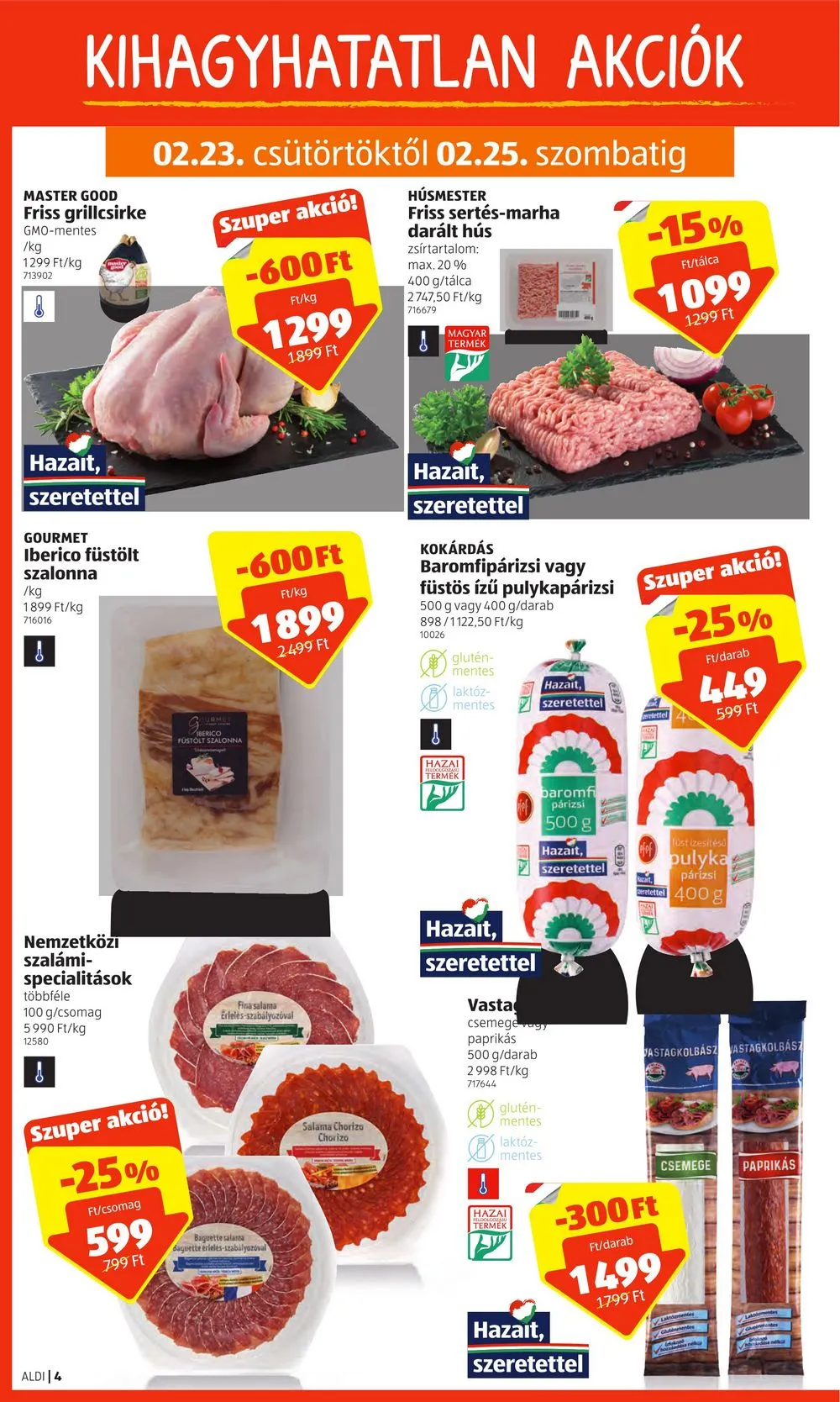 Aldi akciós újság 02.23–03.01 – 4. oldal