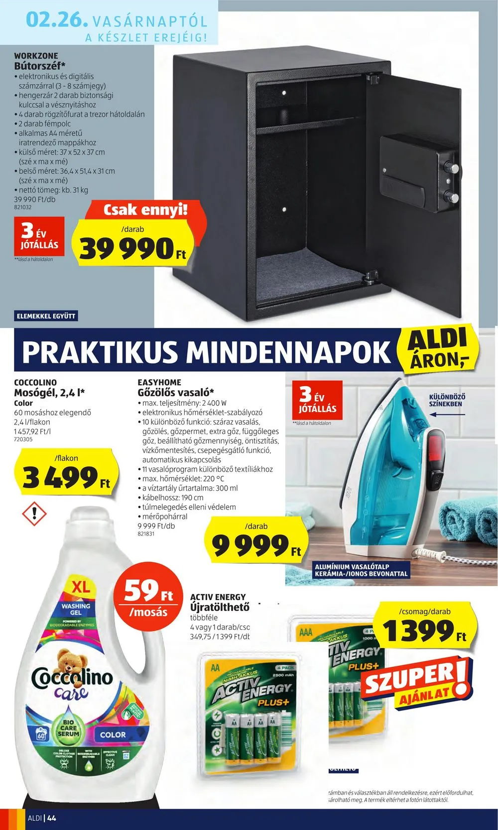 Aldi akciós újság 02.23–03.01 – 44. oldal