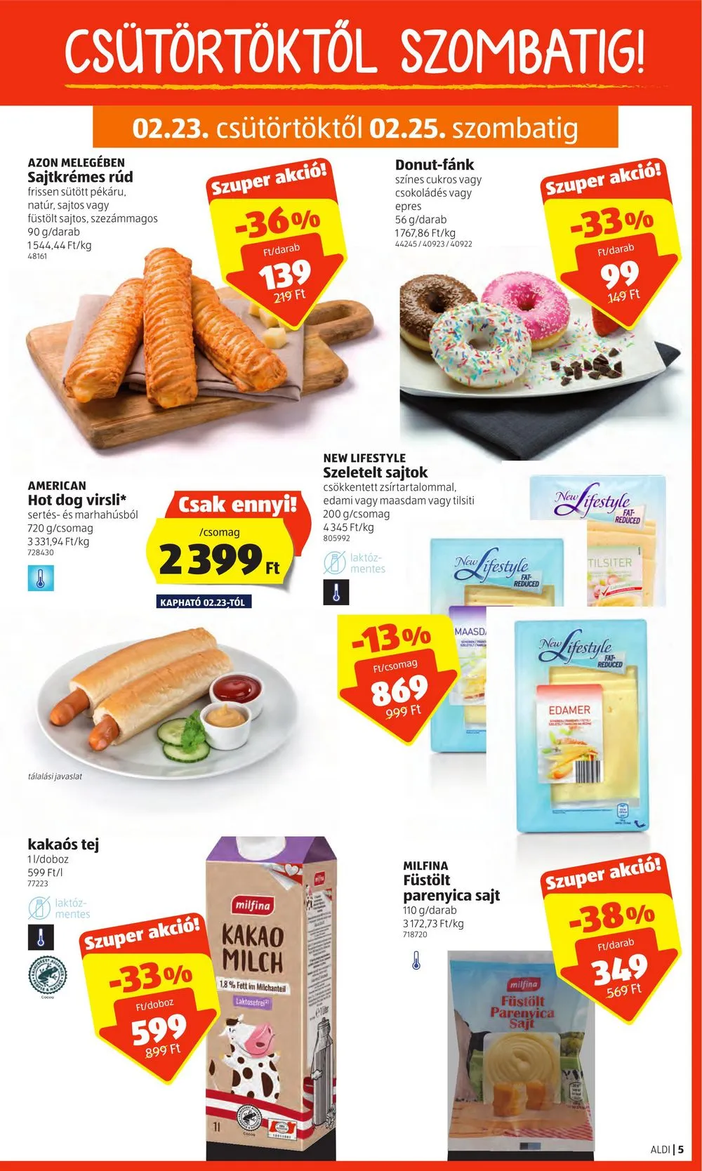 Aldi akciós újság 02.23–03.01 – 5. oldal