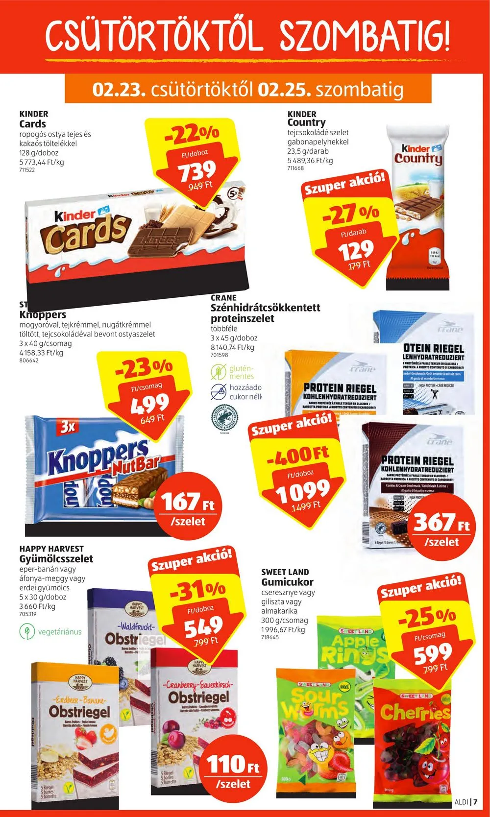Aldi akciós újság 02.23–03.01 – 7. oldal
