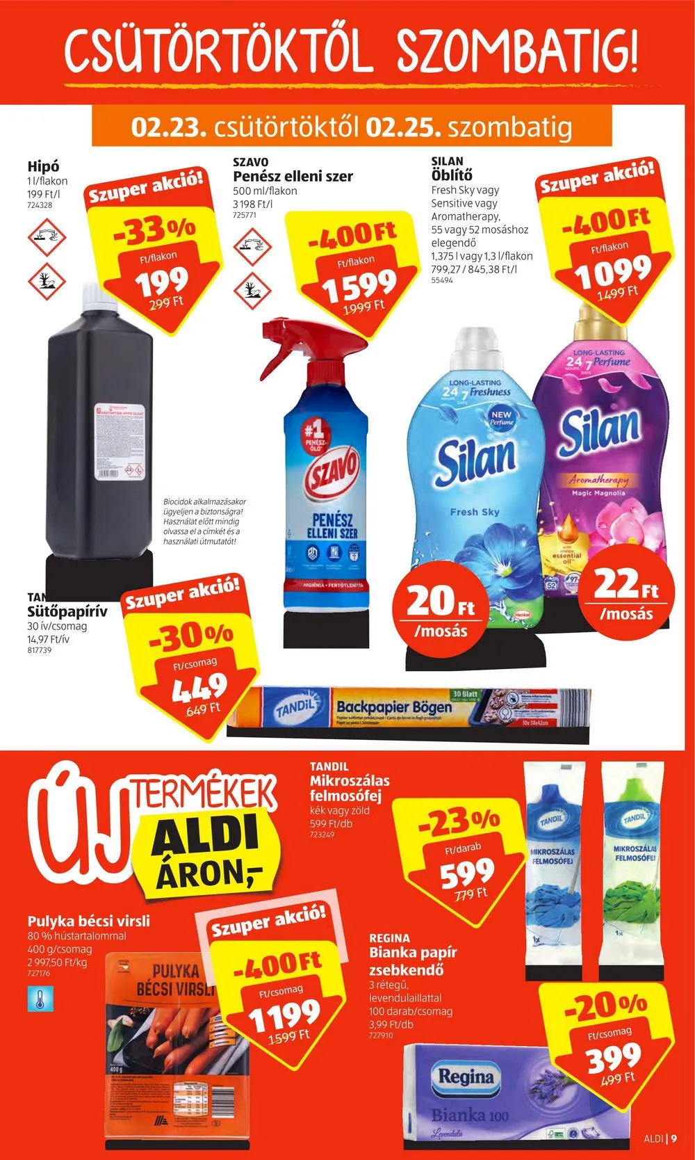 Aldi akciós újság 02.23–03.01 – 9. oldal